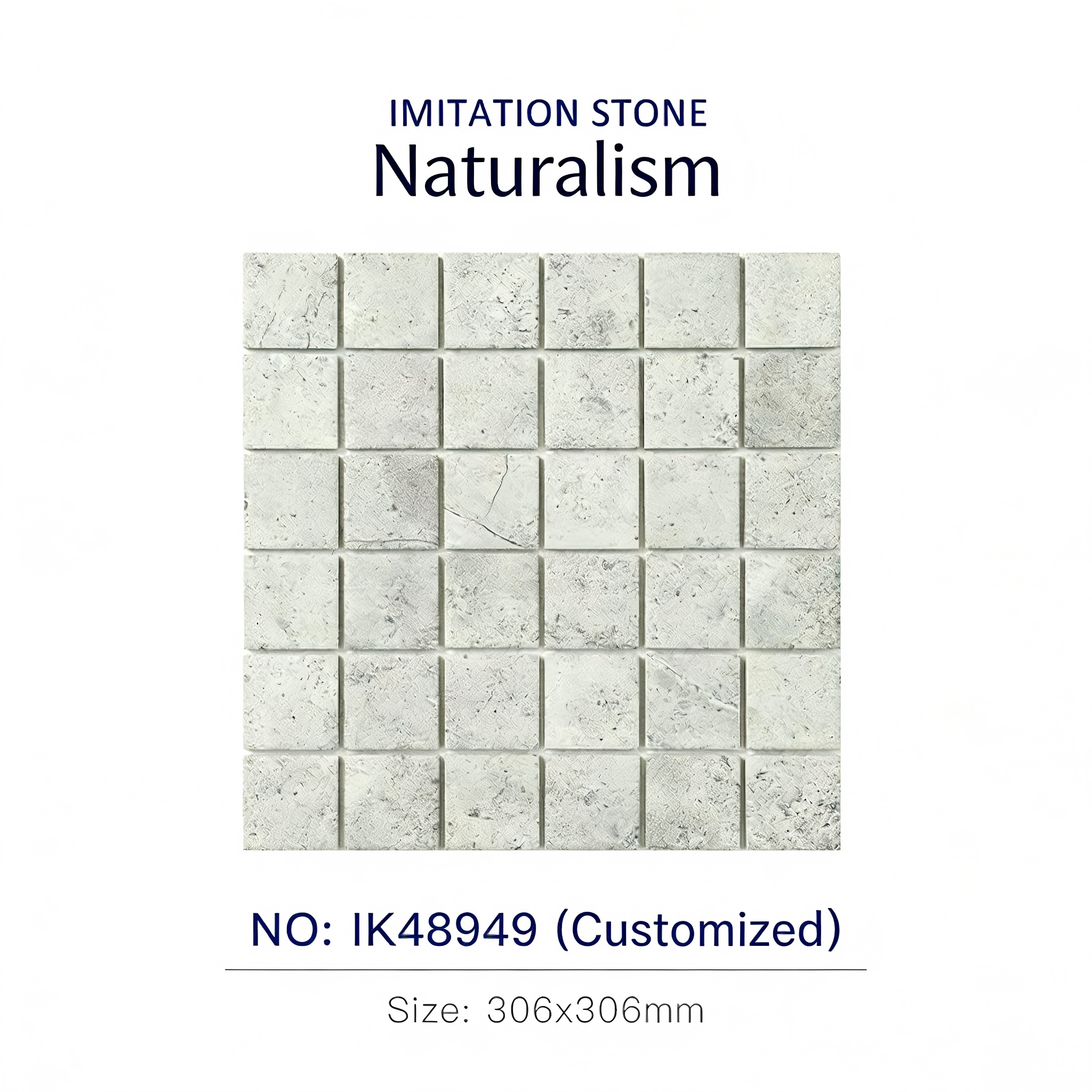 Shuang Ou Naturalistic Imitation Stone Ceramic Mosaic Wabi Sabi Wind Swimming Pool Hotel Homestay Pool Landscape Pool Ceramic Tile - Tile(Small Stone) / Pool Tiles / Specialized Outdoor Tiles | CHEERFUL Kenya image 4 detail view