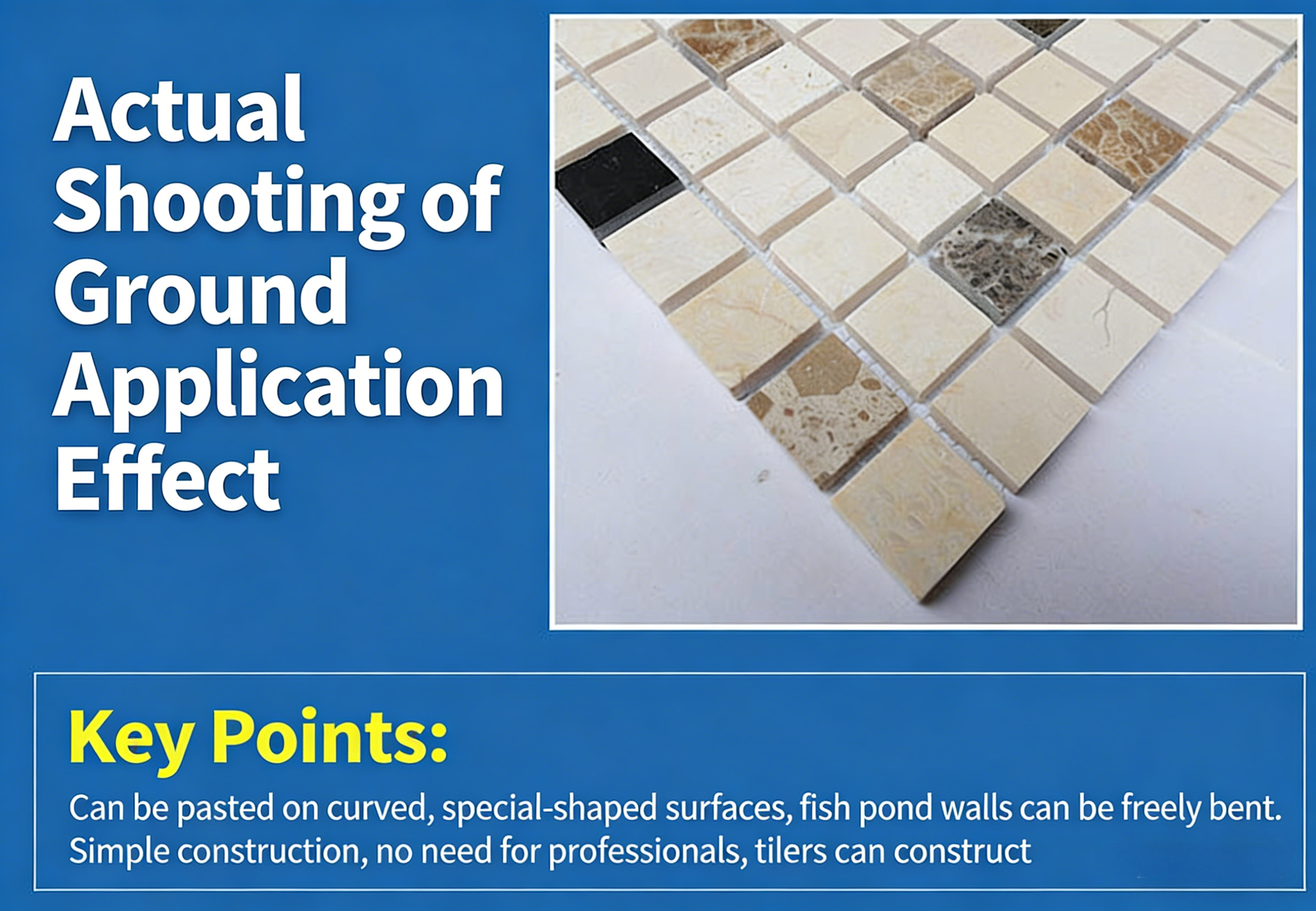 Stone mosaic tiles, small pieces of bathroom, bath pool, swimming pool, large flower green pool, fish pool, marble retro style - Tile(Small Stone) / Pool Tiles / Specialized Outdoor Tiles | CHEERFUL Kenya image 17 detail view