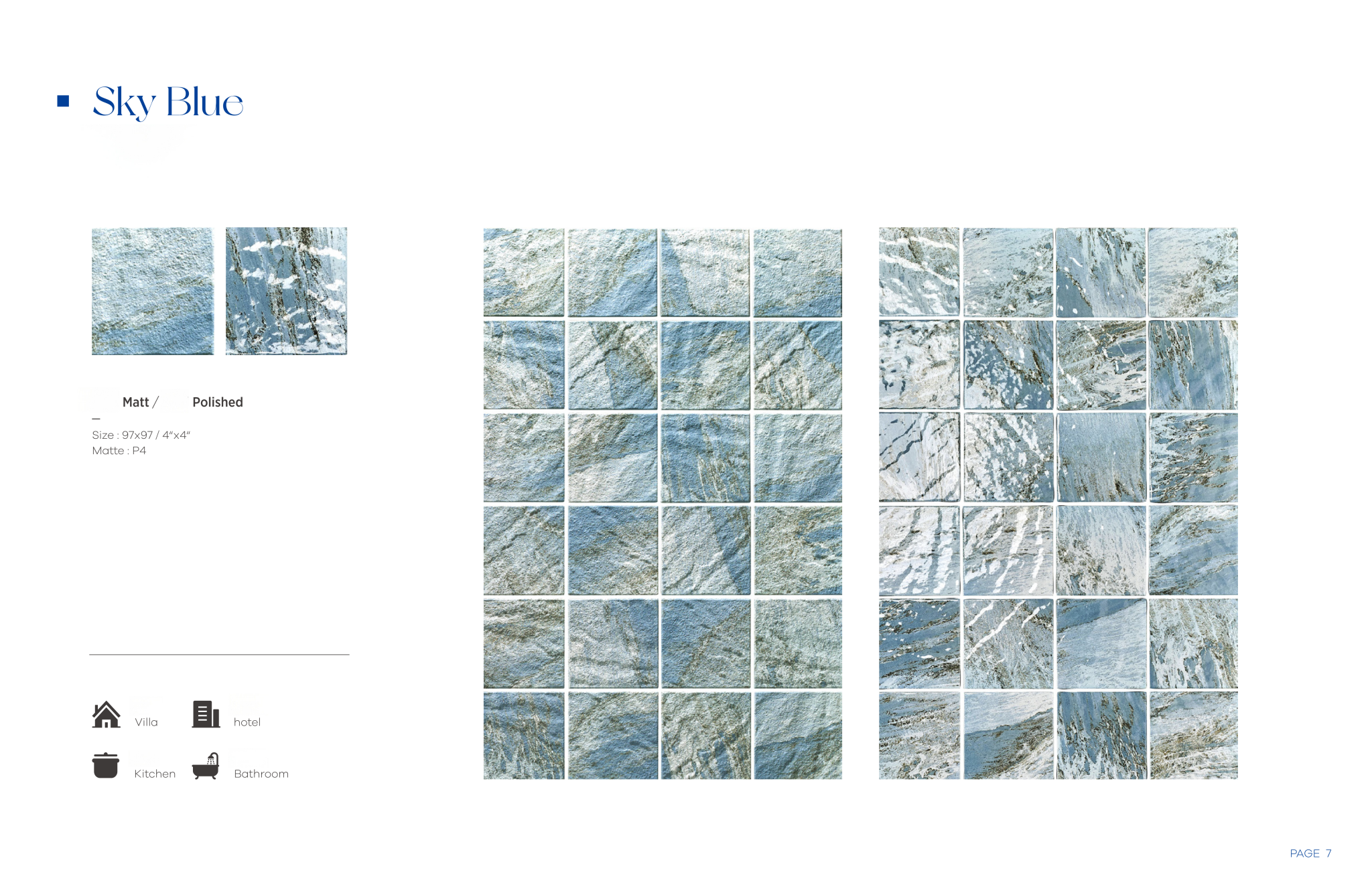 Pool Tiles and Mosaic - Tile(Small Stone) / Pool Tiles / Specialized Outdoor Tiles | CHEERFUL Kenya image 5 detail view