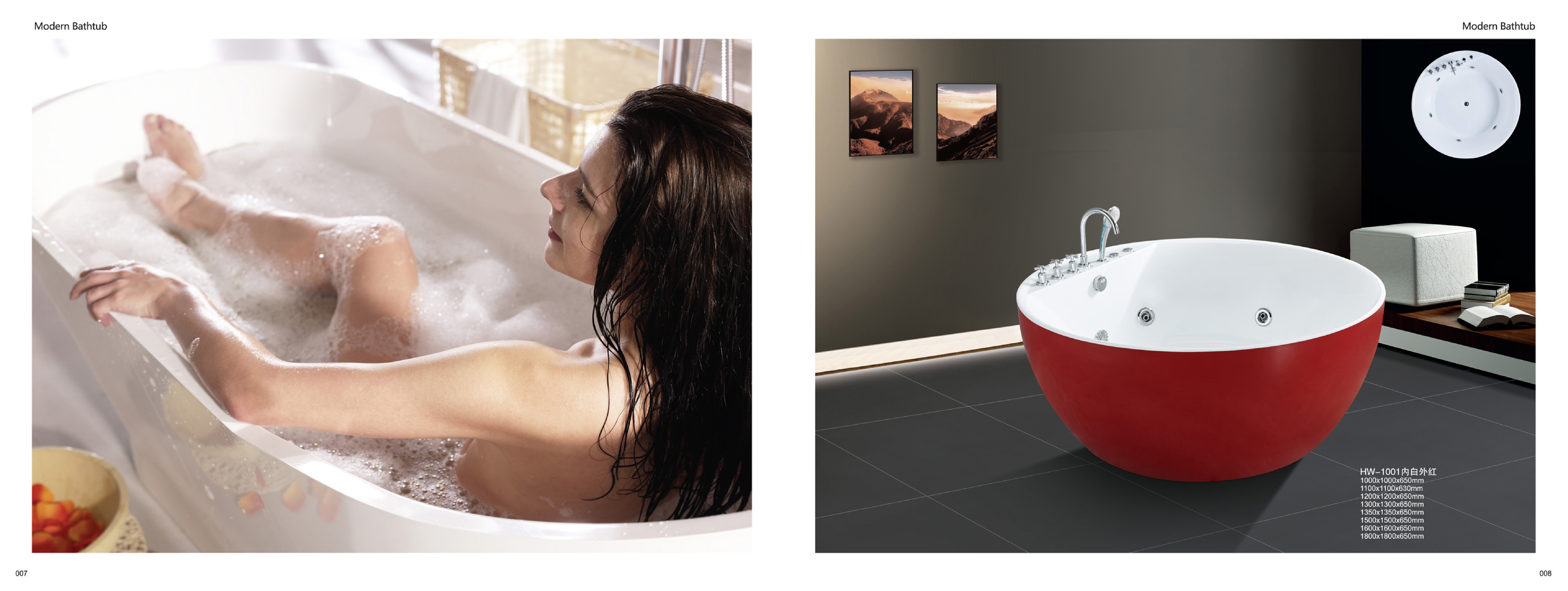 Bathtub - Modern Bathtub Series - Sanitary Ware | CHEERFUL Kenya detail view