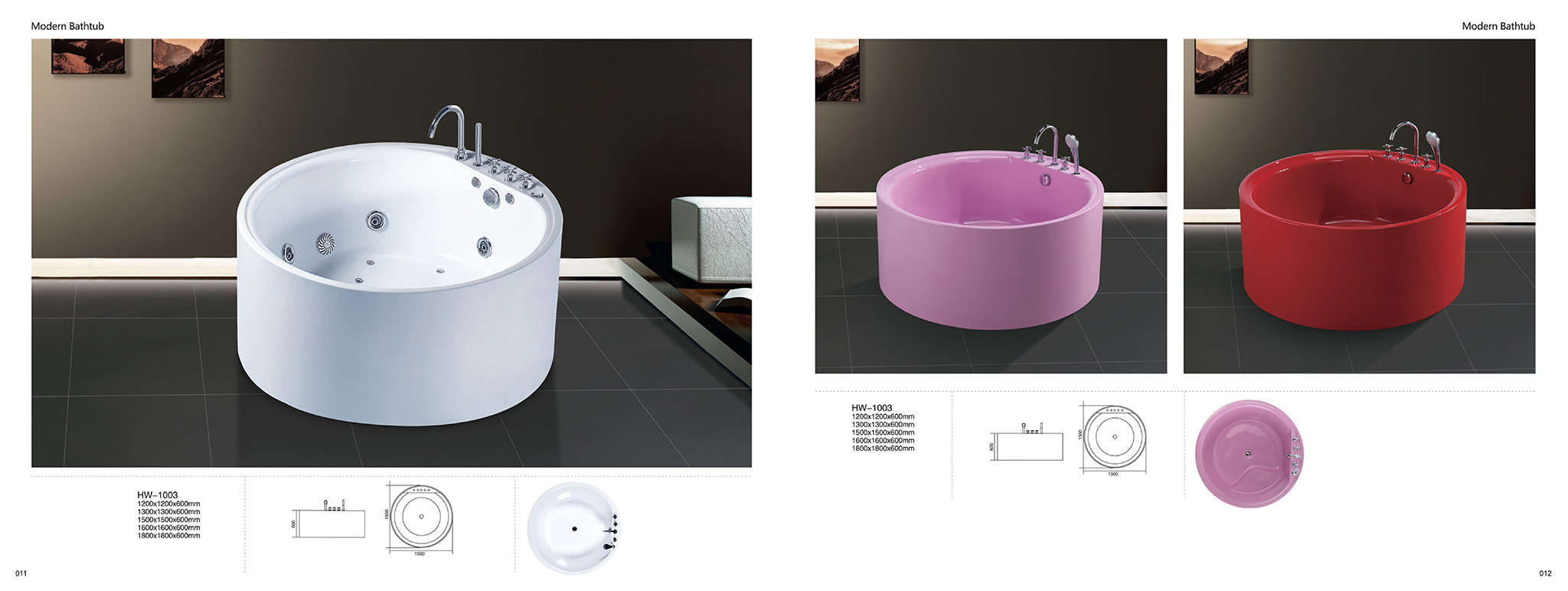 Bathtub - Modern Bathtub Series - Sanitary Ware | CHEERFUL Kenya image 3 detail view