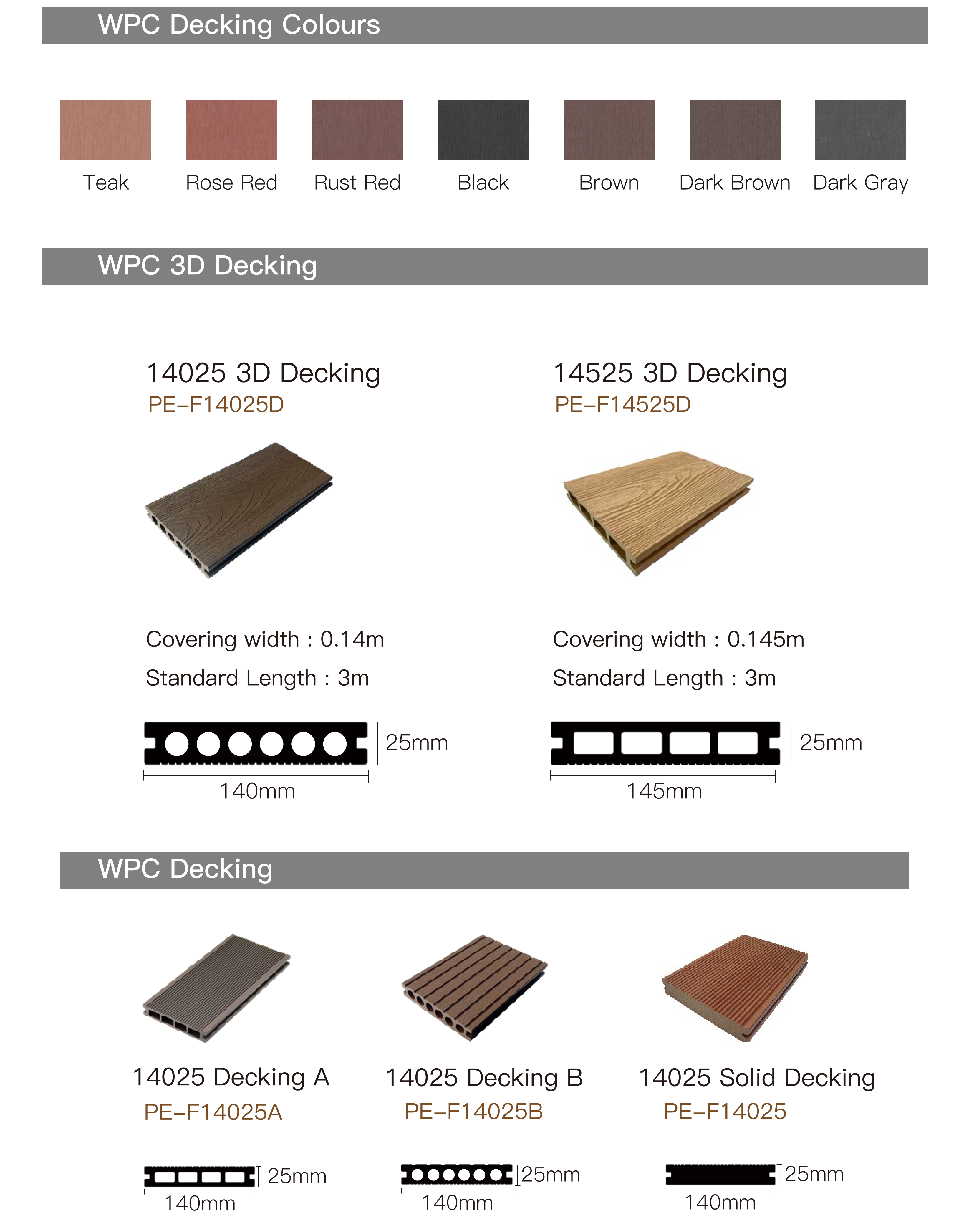 Outdoor WPC Decking - WPC products | CHEERFUL Kenya image 4 detail view