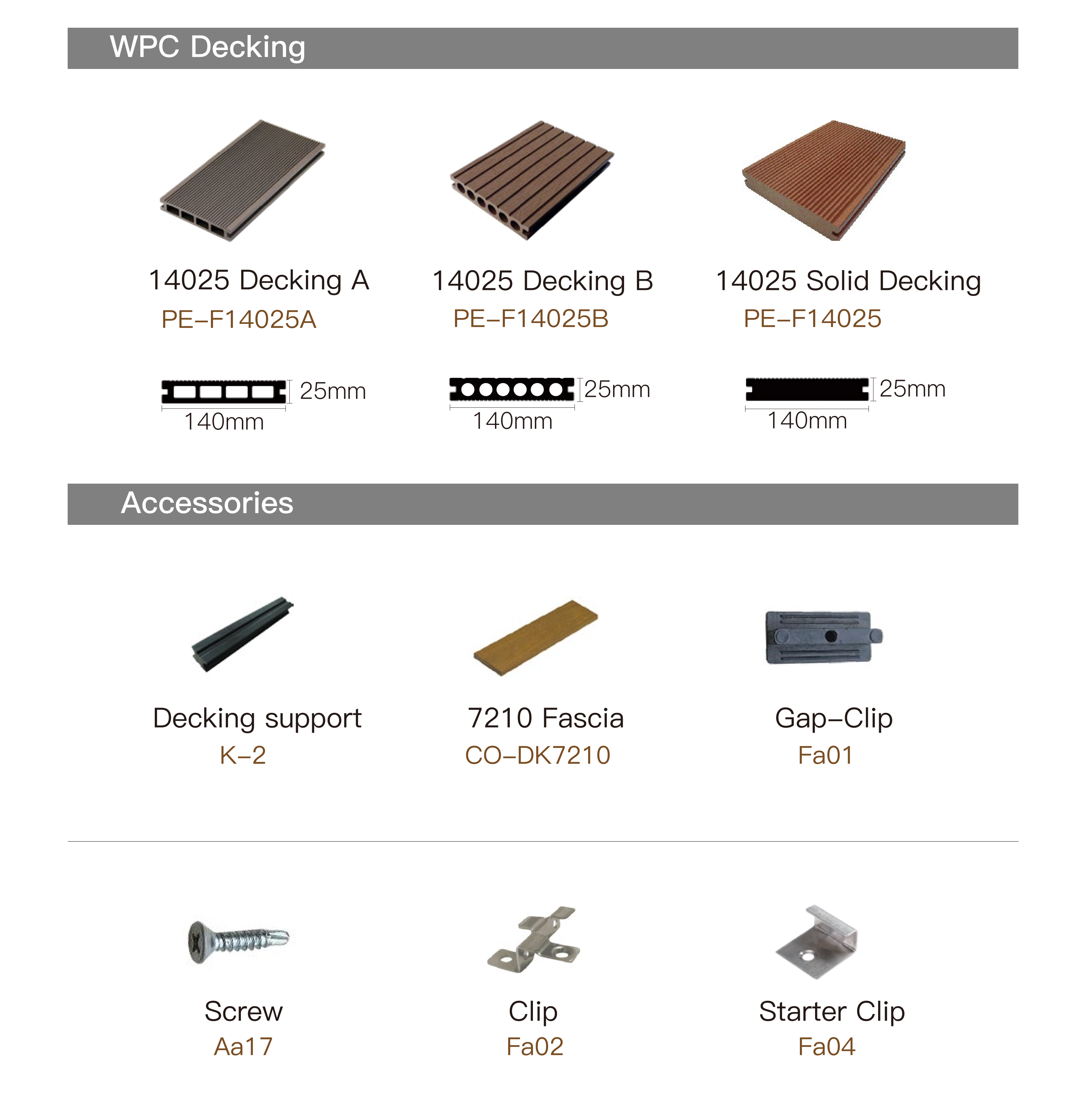 Outdoor WPC Decking - WPC products | CHEERFUL Kenya image 5 detail view