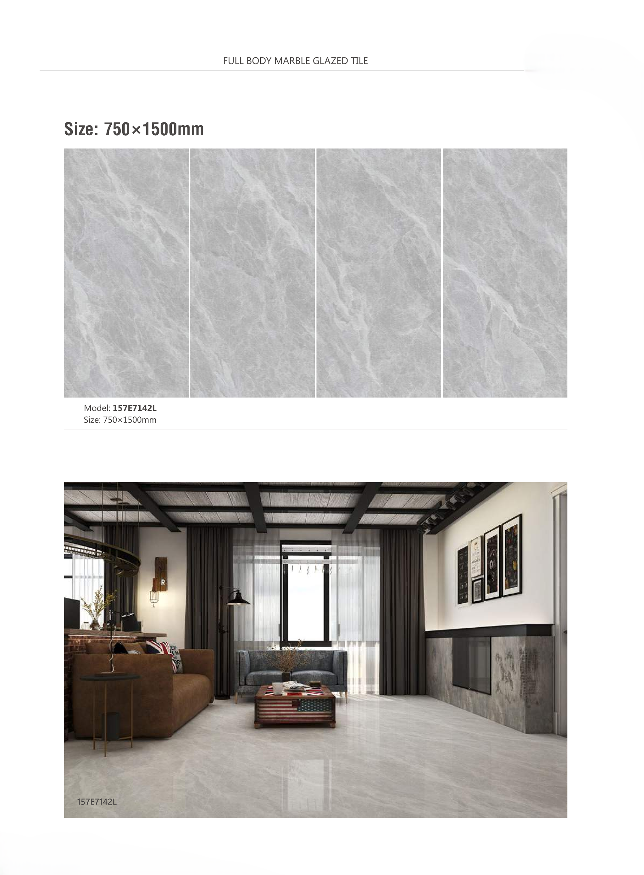 Diamond Full-Body Marble Series - Tile(Thick stone) | CHEERFUL Kenya image 5 detail view