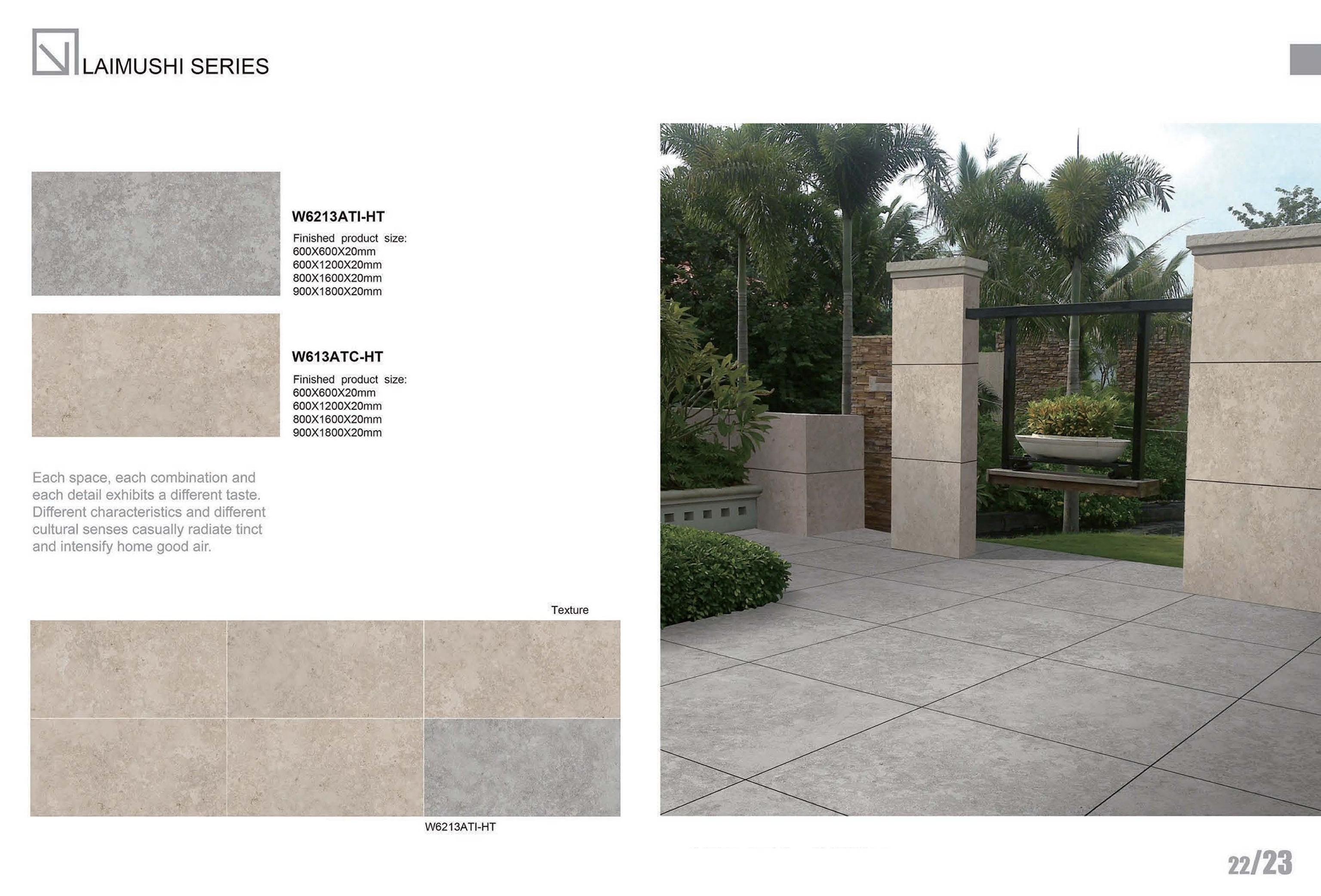 LAIMUSHI SERIES - Tile(Thick stone) | CHEERFUL Kenya detail view