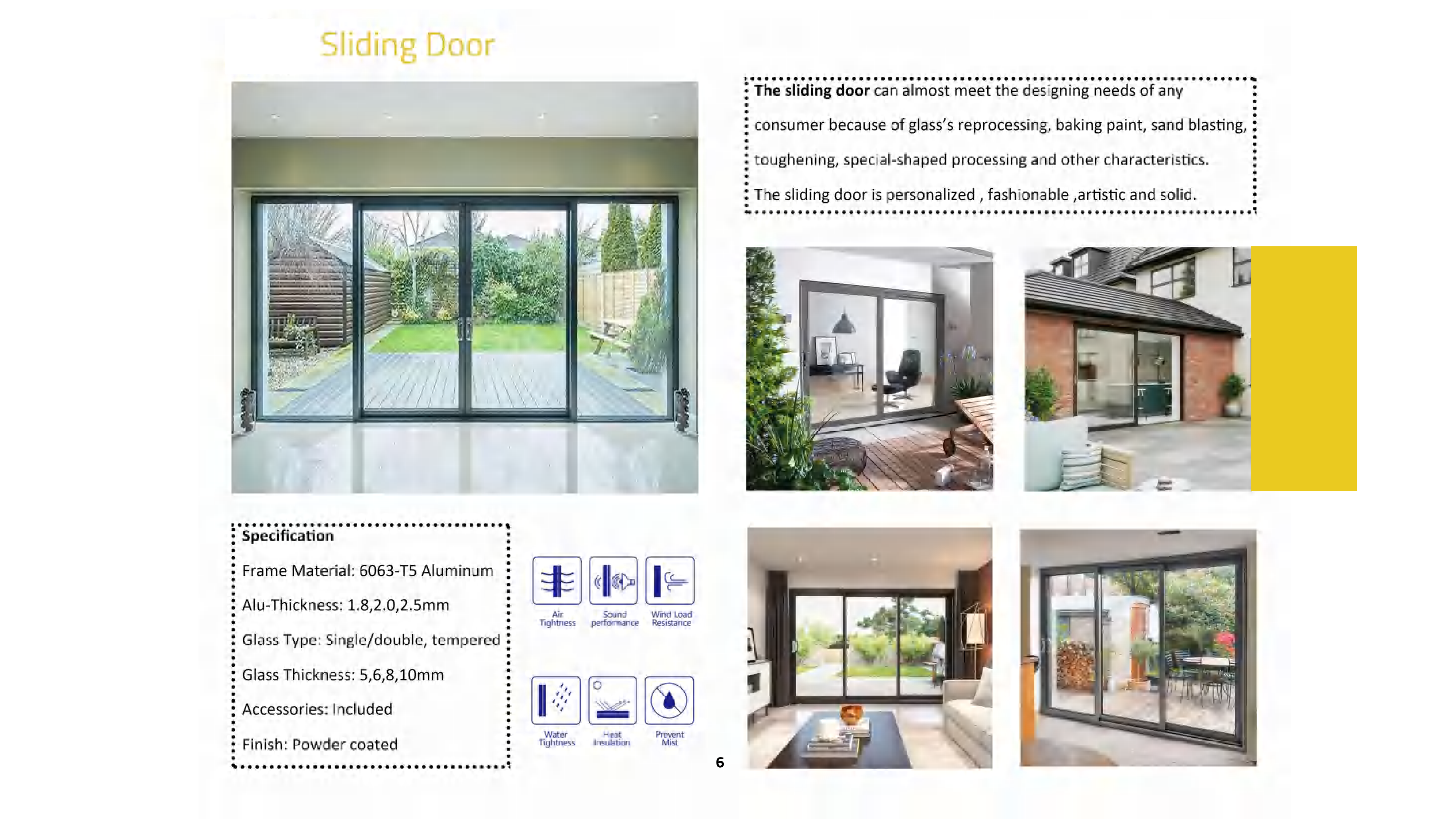 Folding/Sliding/Slim Sliding/Swing/Pivot Door - Door/Window | CHEERFUL Kenya image 2 detail view