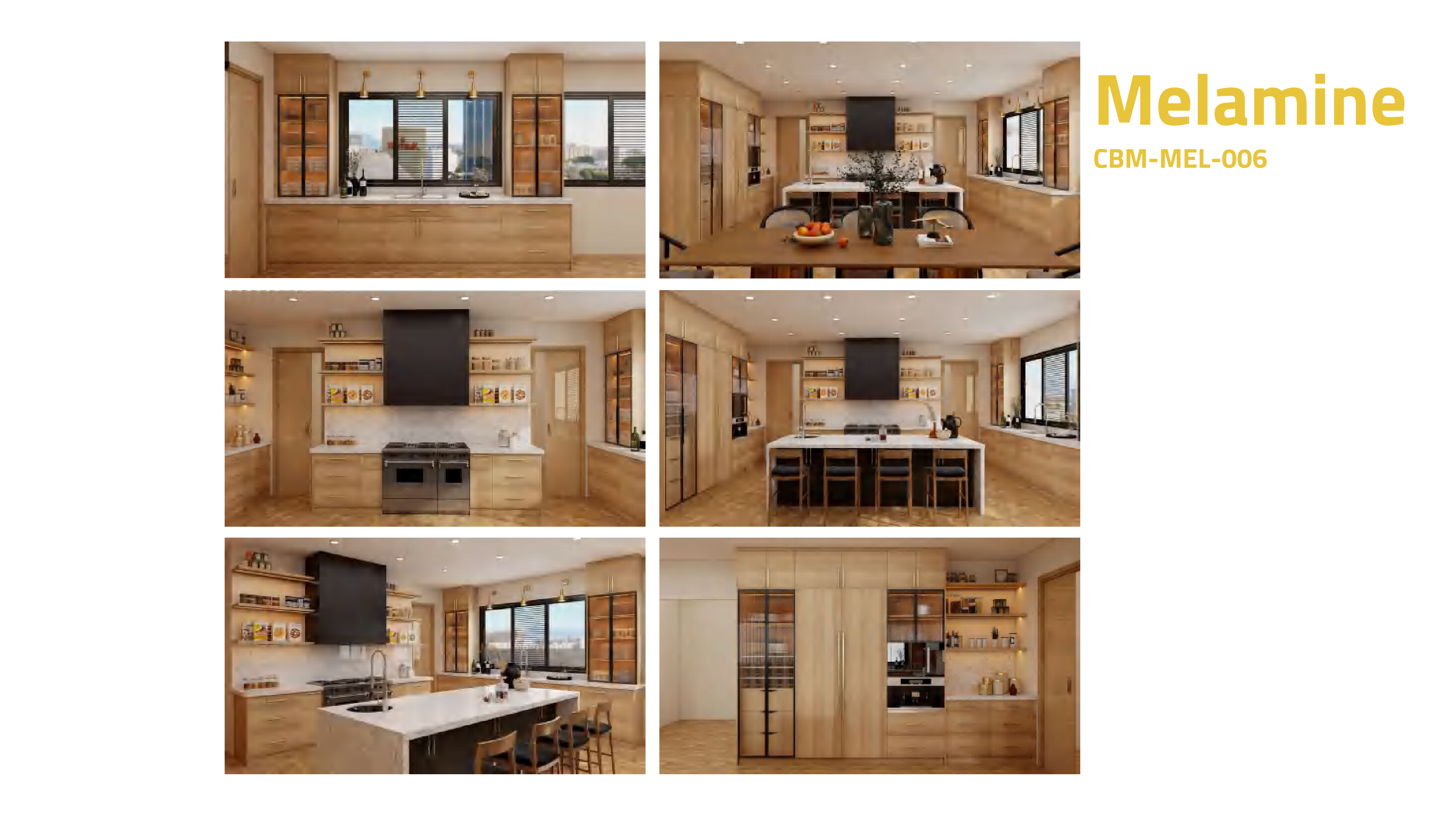 Melamine Kitchen - Custom Kitchen Cabinets & Countertop | CHEERFUL Kenya image 6 detail view