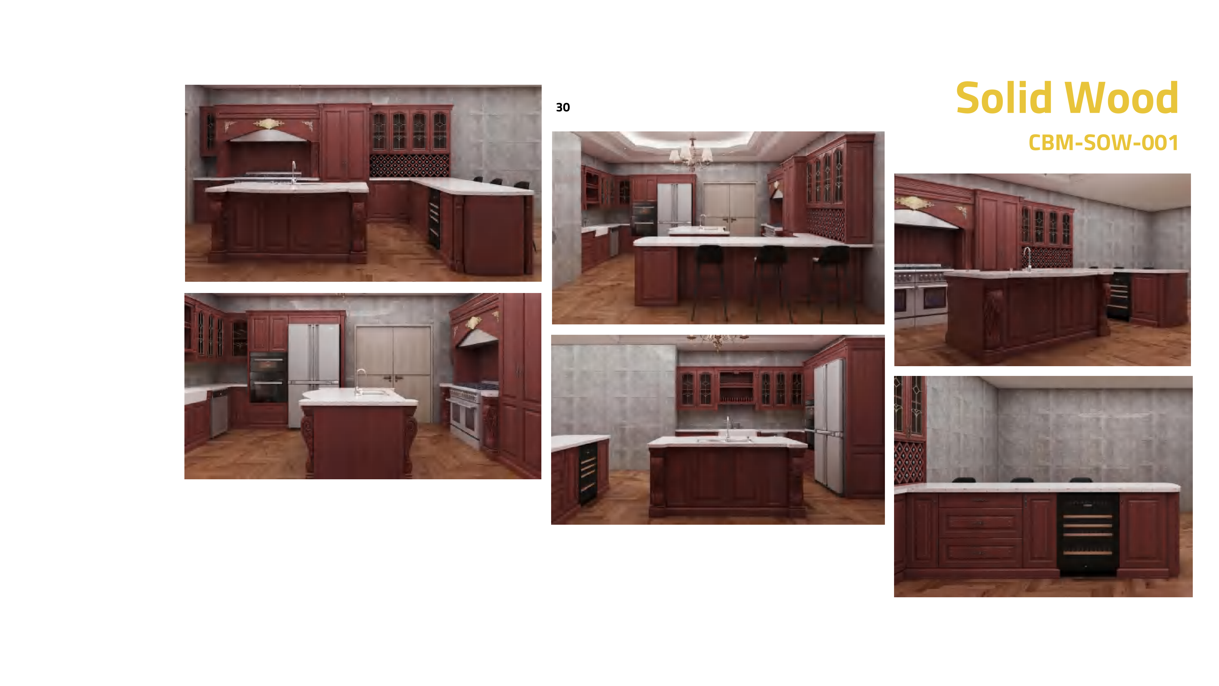 Classic Kitchen - Custom Kitchen Cabinets & Countertop | CHEERFUL Kenya detail view