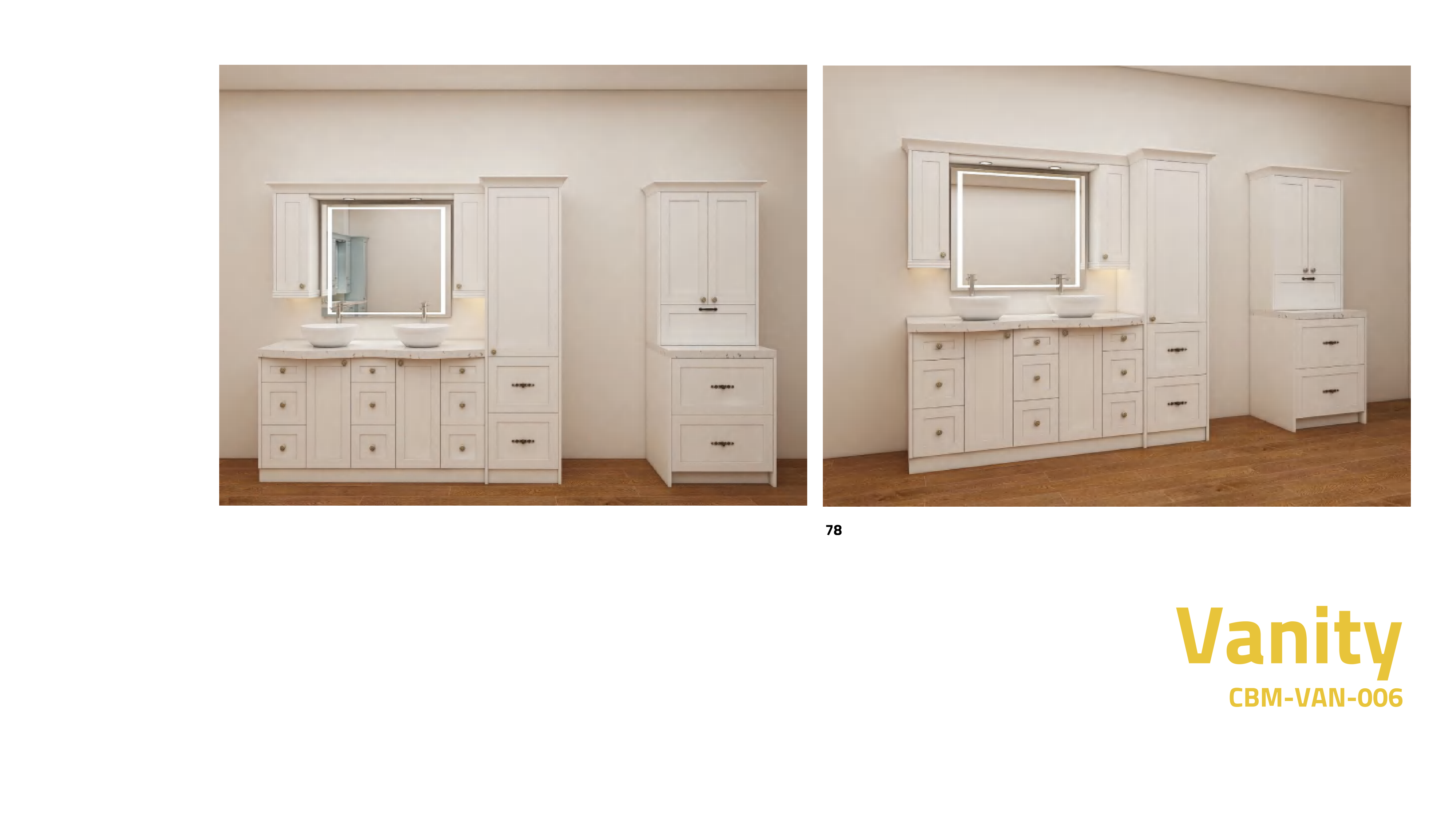 Vanity - Custom Kitchen Cabinets & Countertop | CHEERFUL Kenya image 6 detail view