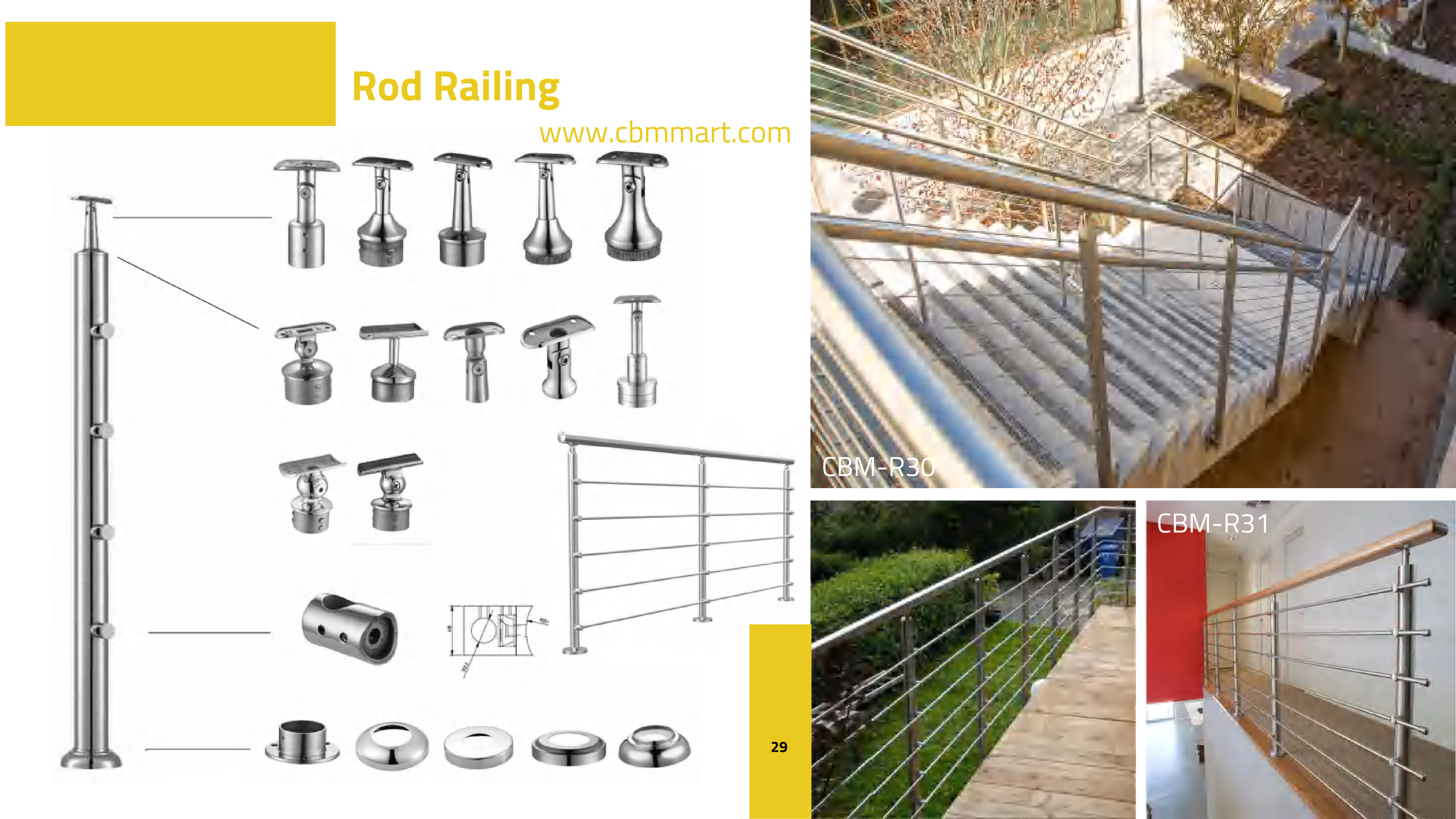 Metal Railing - Stairs and Railing | CHEERFUL Kenya detail view