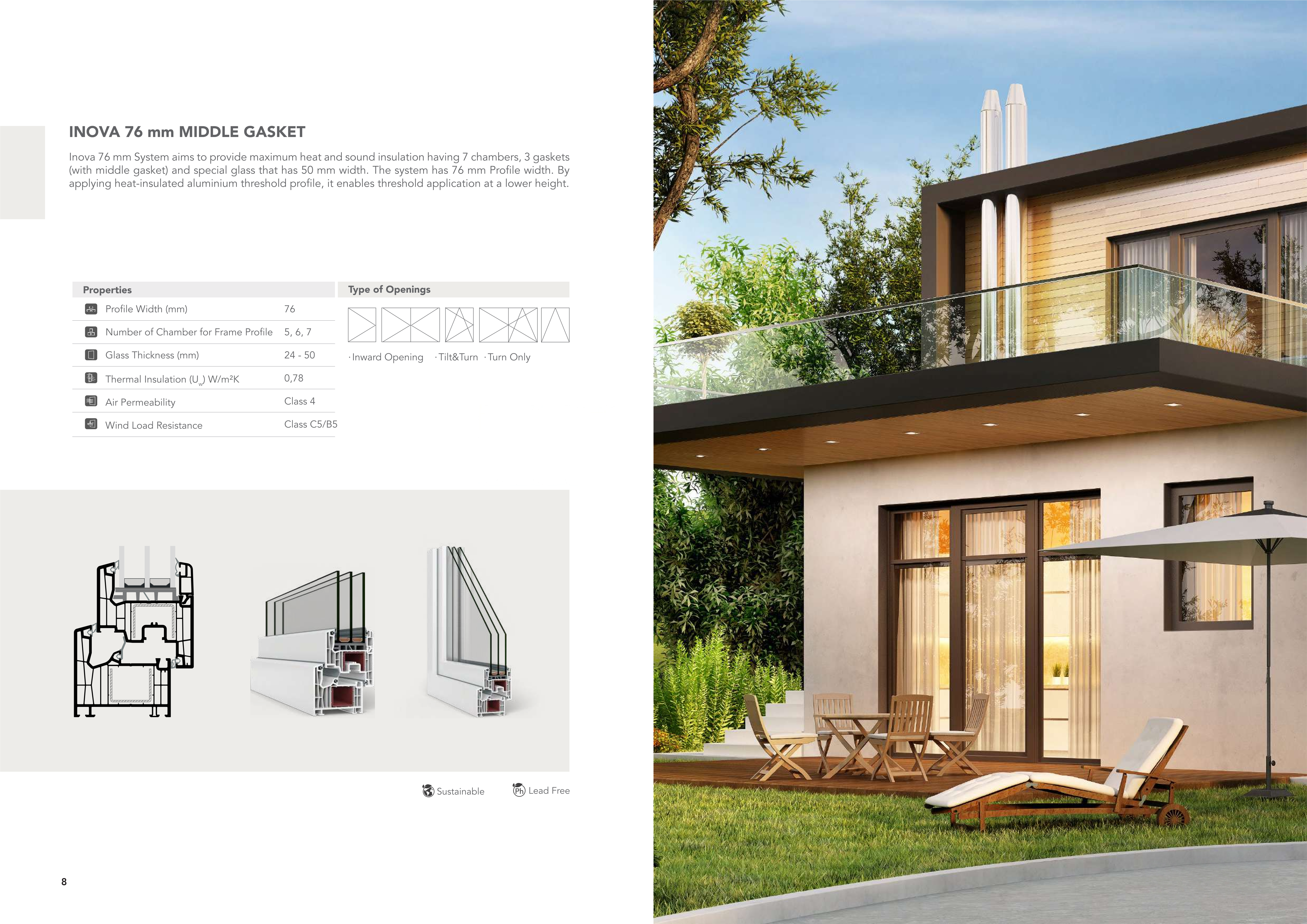 uPVC Door and Window Systems - Door/Window | CHEERFUL Kenya detail view