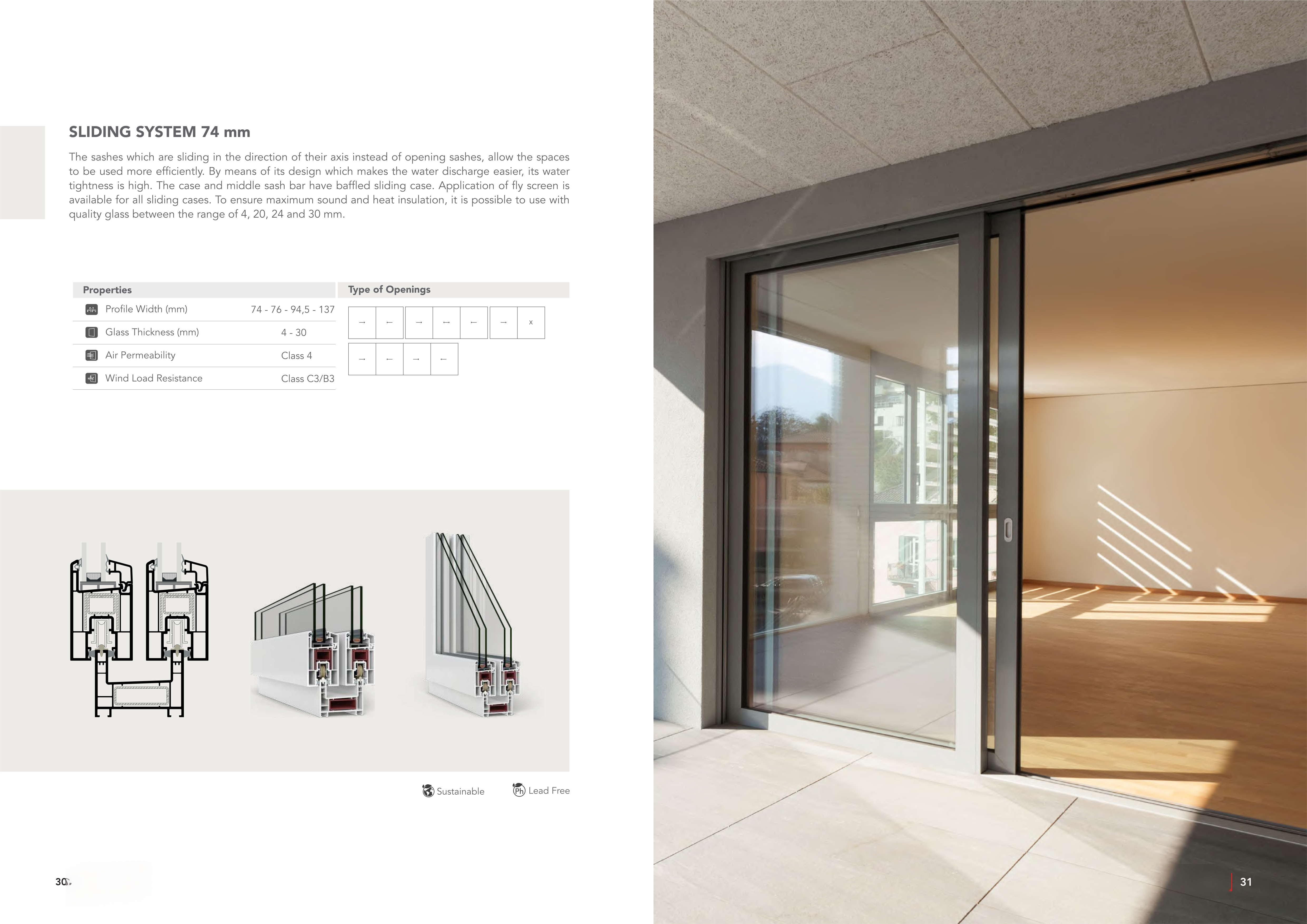 uPVC Door and Window Systems - Door/Window | CHEERFUL Kenya image 12 detail view