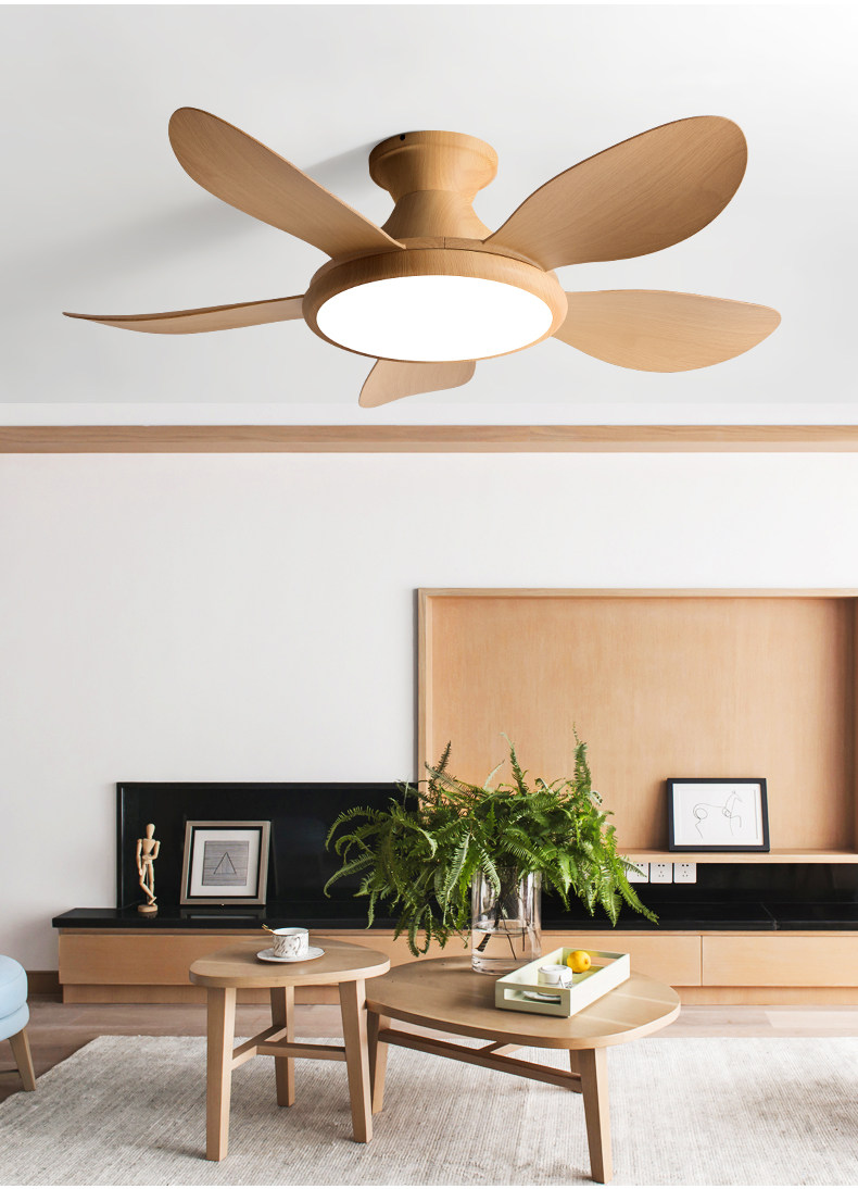 Household ceiling fan light, living room bedroom variable frequency electric integrated fan pendant light - Ceiling Fans | CHEERFUL Kenya image 14 detail view