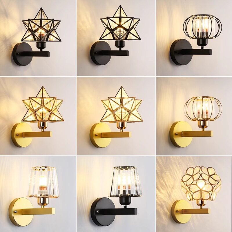 Postmodern minimalist high-end crystal wall lamp, Nordic living room hallway light, bedroom bedside lamp - Lighting Fixtures | CHEERFUL Kenya image 2