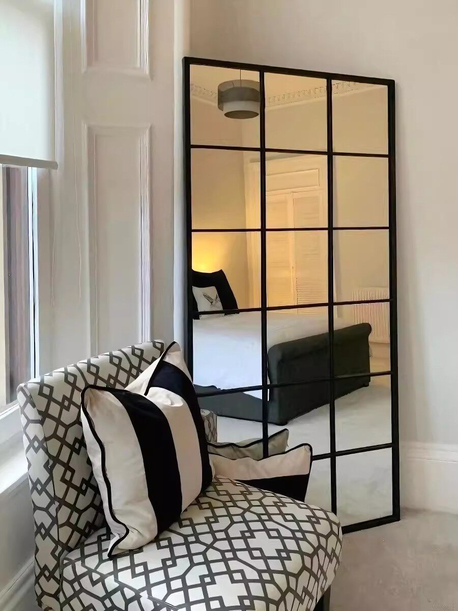Nordic-style black creative metal frame, glass partition wall, living room and bedroom decorative windows - Door/Window | CHEERFUL Kenya image 5 detail view