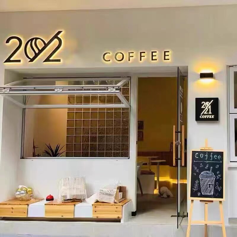 Aluminum alloy folding windows for the coffee shop, lift-up glass windows for the kitchen bar - Door/Window | CHEERFUL Kenya image 3 detail view