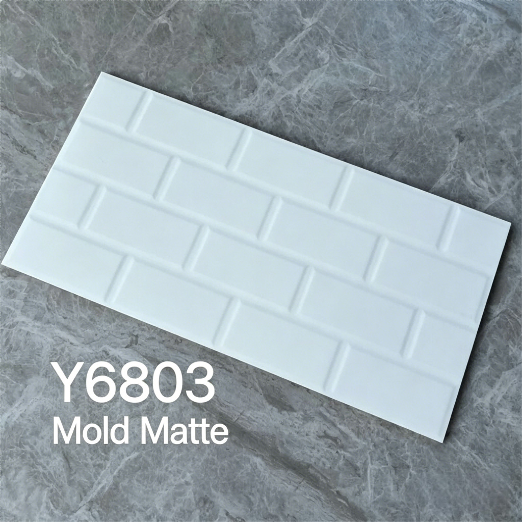 Nordic kitchen and bathroom tiles, checkered wall tiles, cafeteria and dining hall white ceramic tiles - Tile(Small Stone) | CHEERFUL Kenya image 3