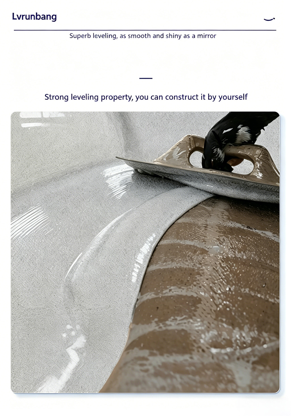 Epoxy colored sand self-leveling cement floor paint, anti-slip and wear-resistant resin paint imitating marble tiles - Panels / Coating | CHEERFUL Kenya