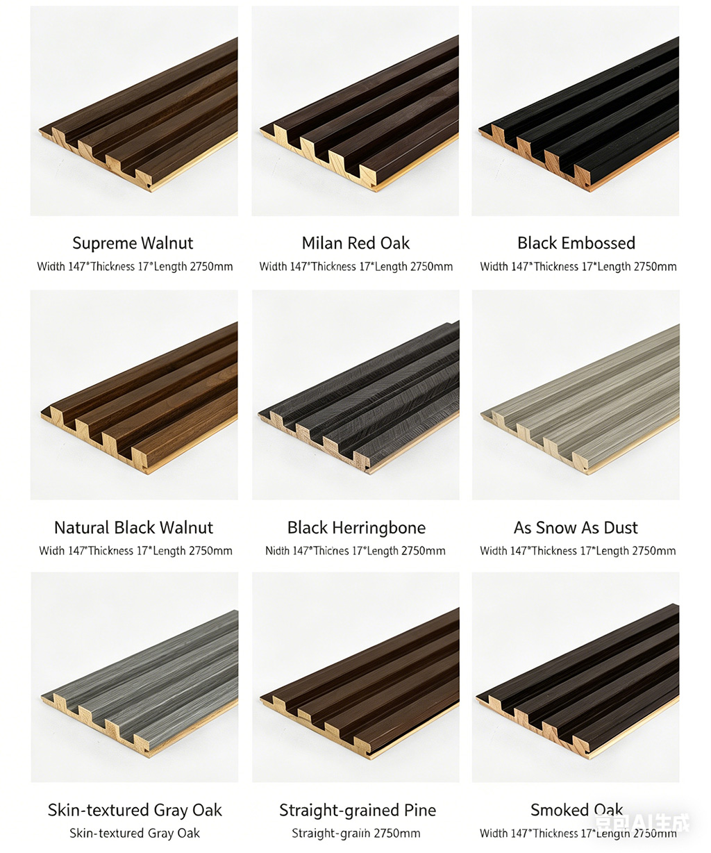 Solid wood grating board, wooden grating wall panel, TV background wall decoration, concave convex isolation small Great Wall board grid - Panels / Coating | CHEERFUL Kenya image 7 detail view