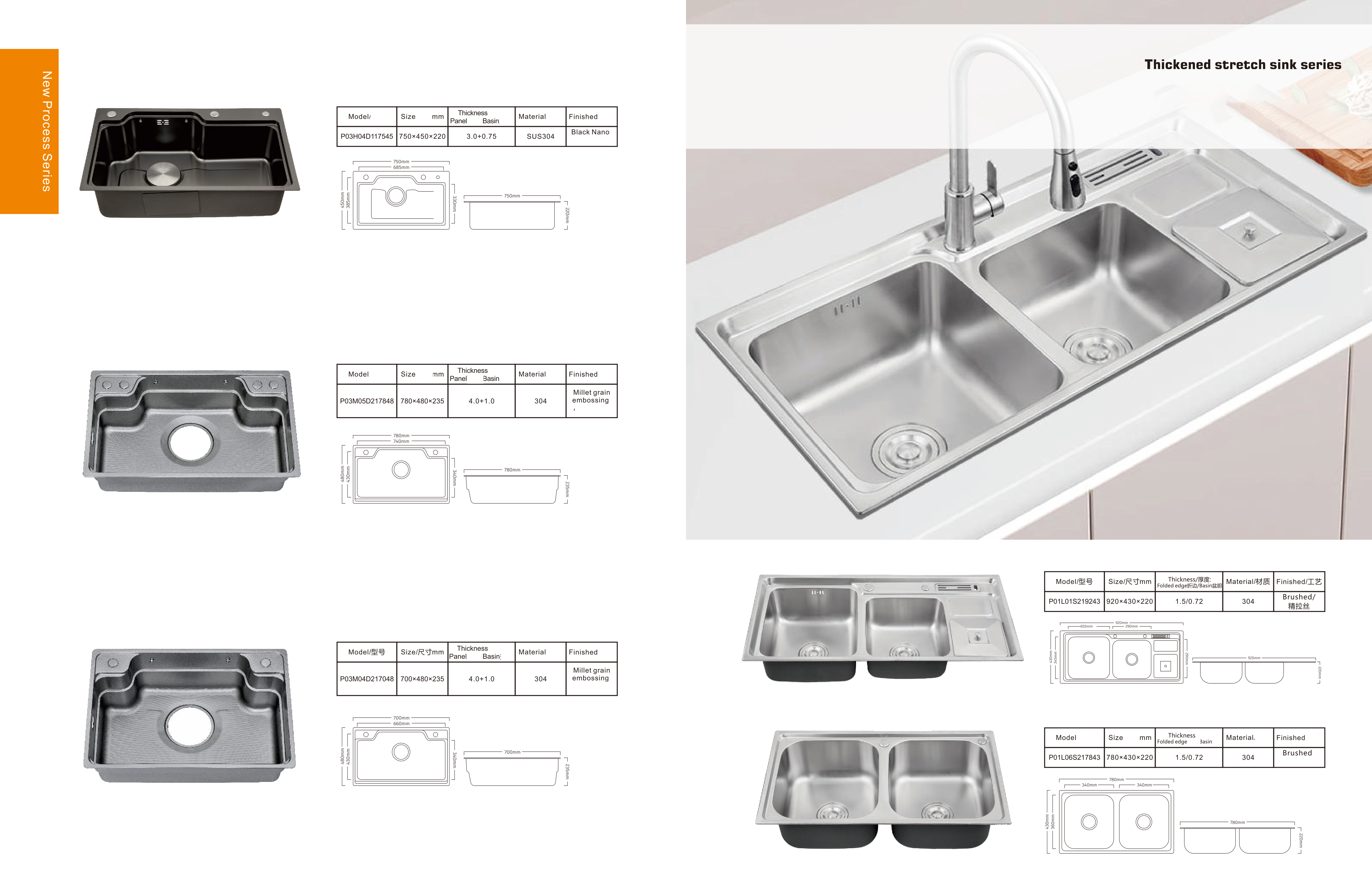 Thickened stretch sink series - Hardware & Fittings | CHEERFUL Kenya detail view