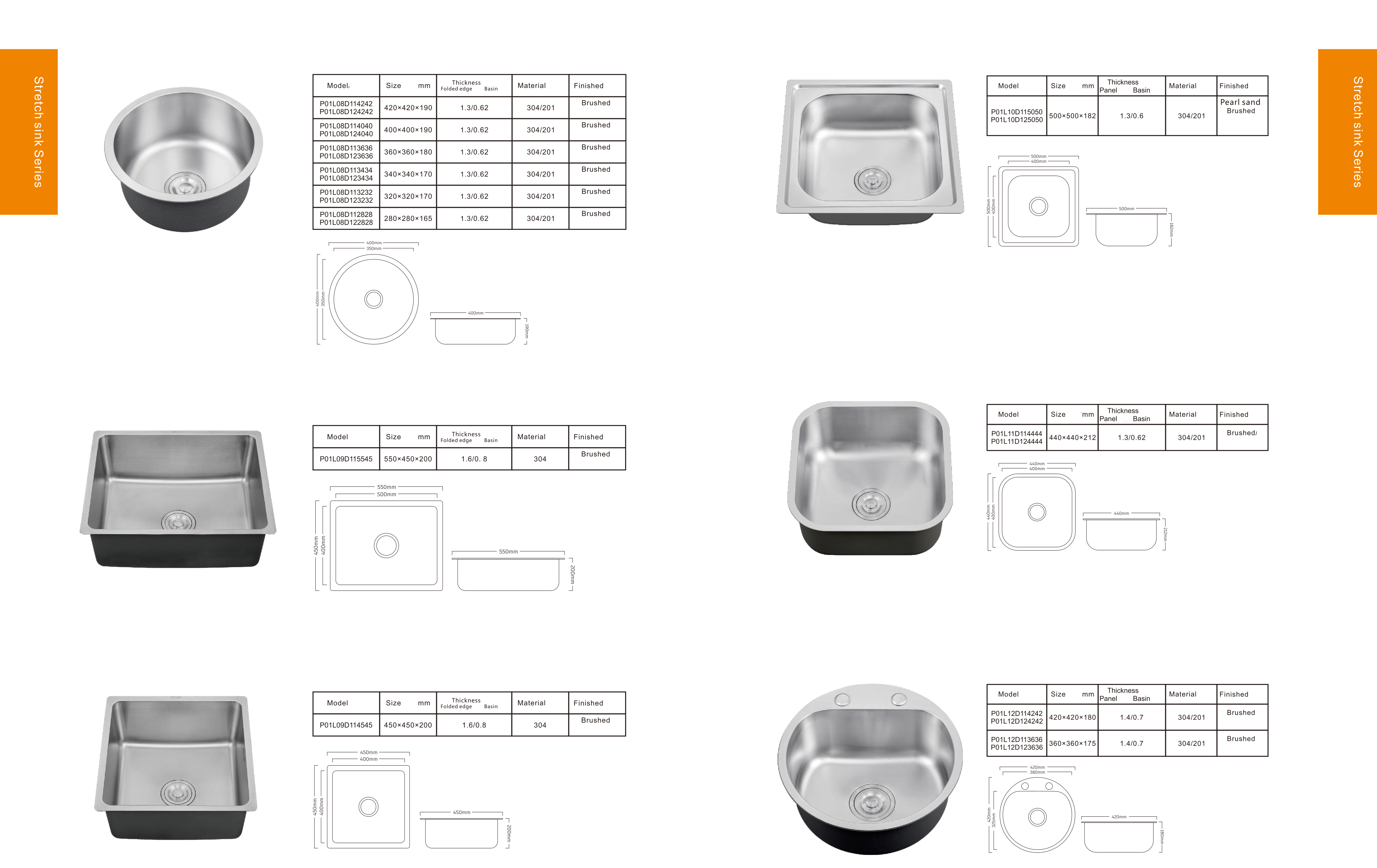 Stretch sink series - Hardware & Fittings | CHEERFUL Kenya image 3 detail view