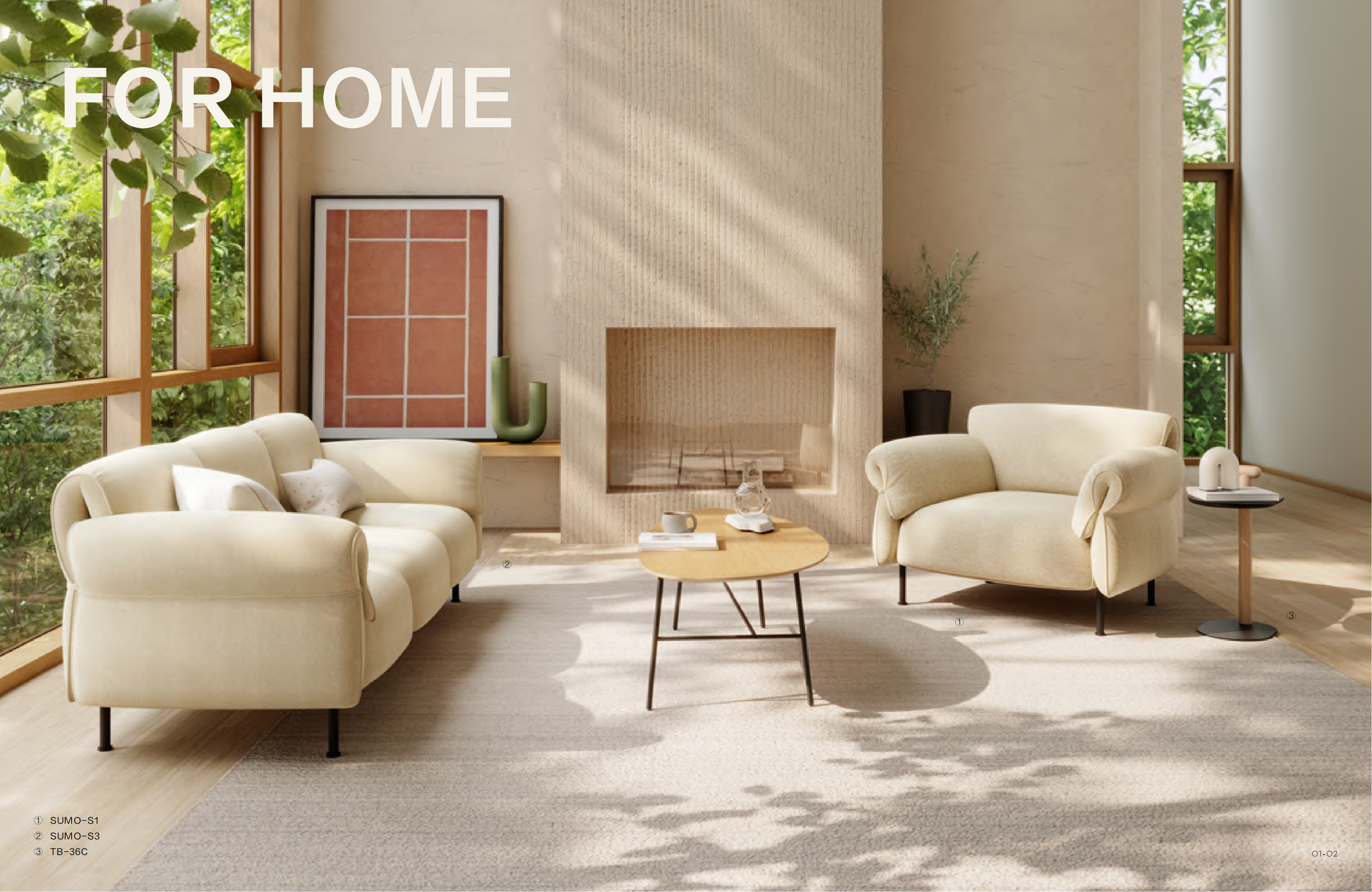 Sofa SUMO series - Indoor and Outdoor Furniture | CHEERFUL Kenya detail view
