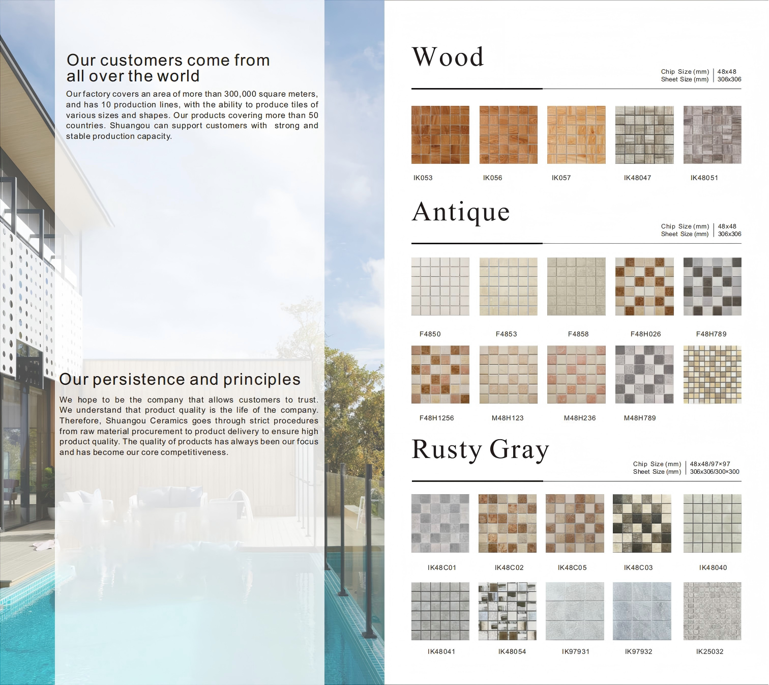 Mosaic tile - Tile(Small Stone) | CHEERFUL Kenya detail view
