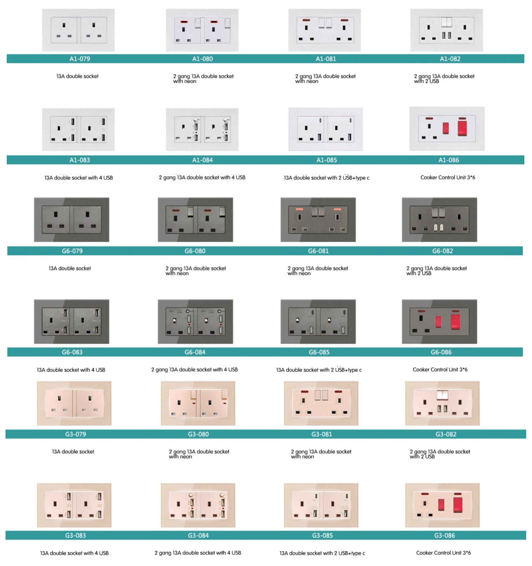 Socket and switch - Hardware & Fittings | CHEERFUL Kenya image 2 detail view