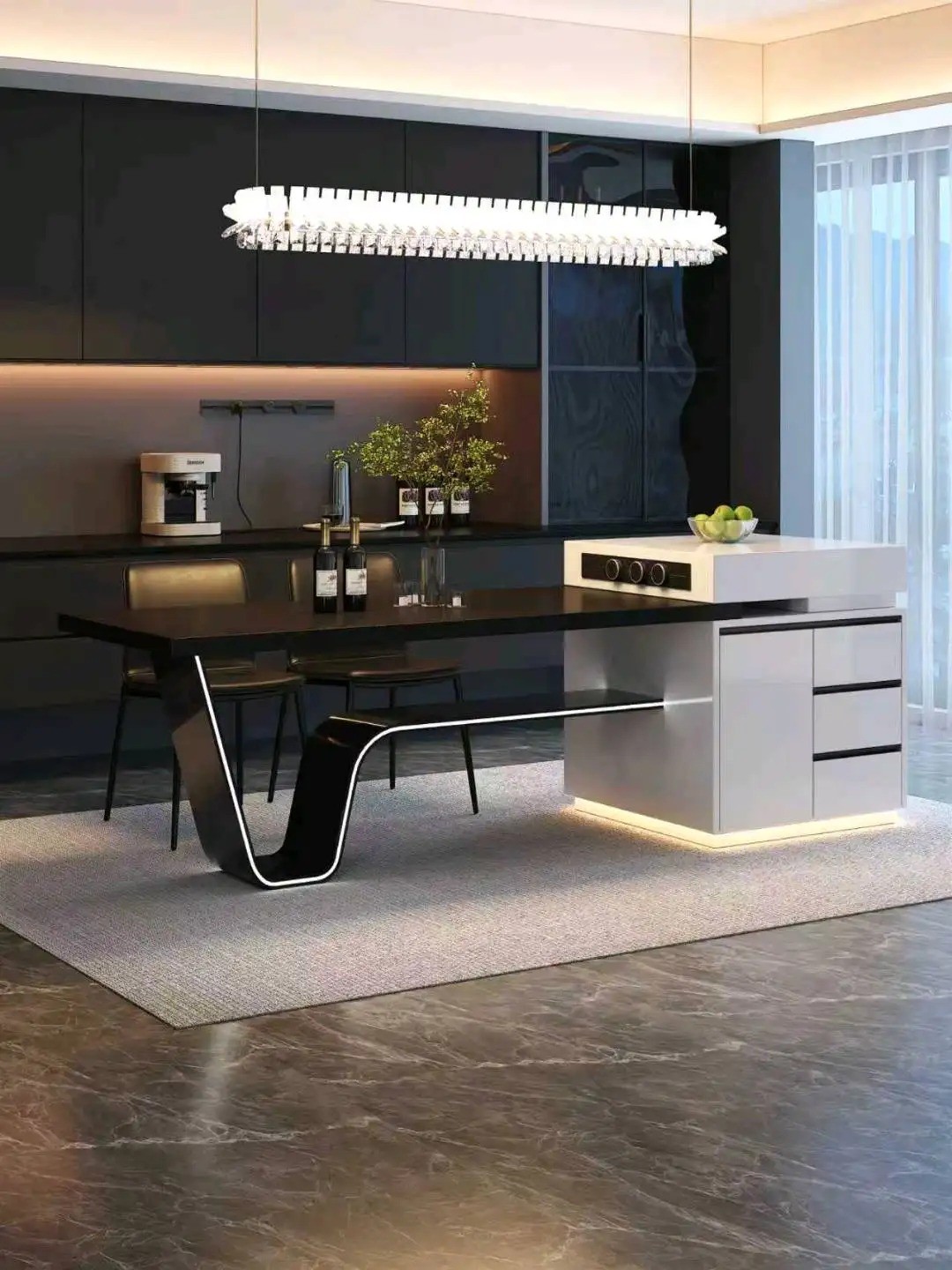 Island Dragon Head up Series - Custom Kitchen Cabinets & Countertop | CHEERFUL Kenya image 5 detail view