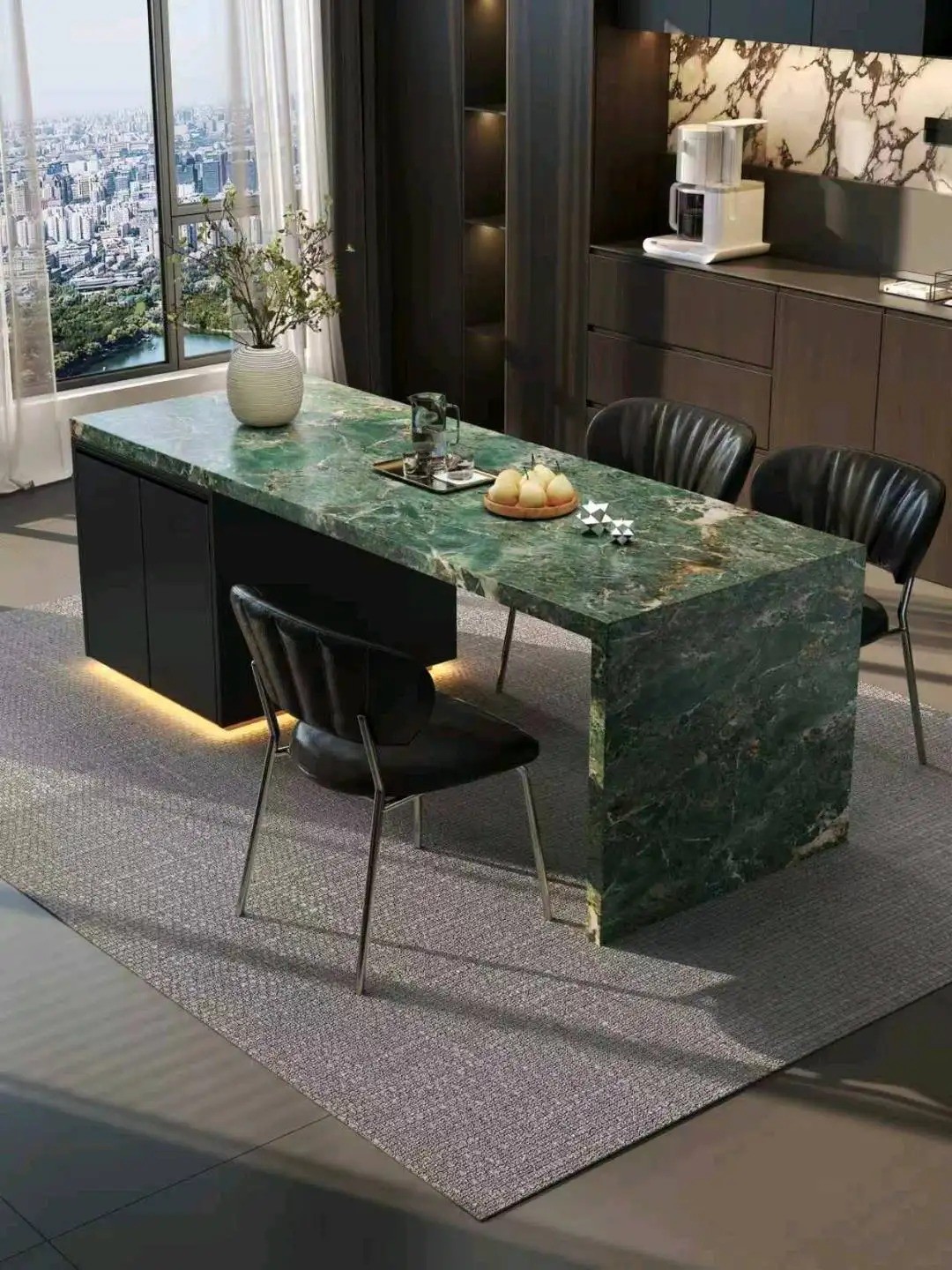 Island Table Flush Series - Custom Kitchen Cabinets & Countertop | CHEERFUL Kenya image 8 detail view
