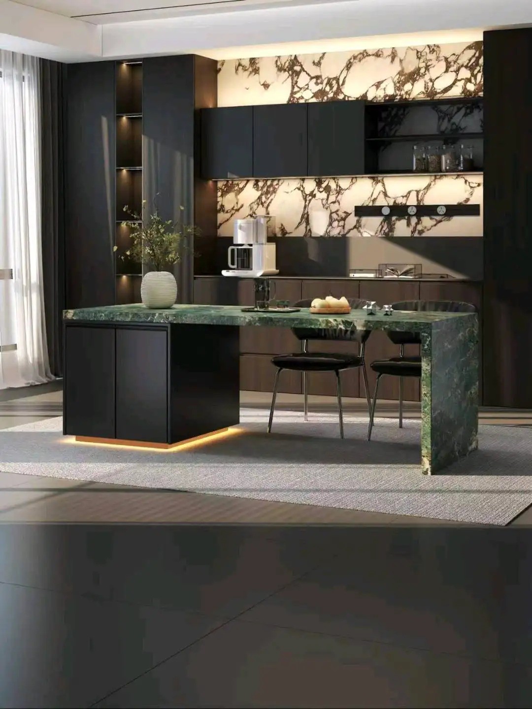 Island Table Flush Series - Custom Kitchen Cabinets & Countertop | CHEERFUL Kenya image 9 detail view