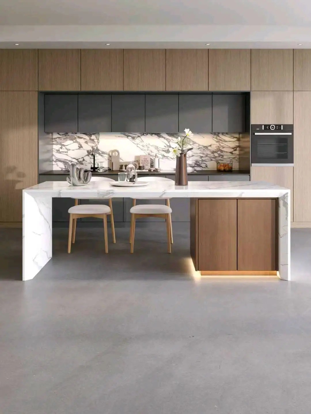 Island Table Flush Series - Custom Kitchen Cabinets & Countertop | CHEERFUL Kenya image 22 detail view
