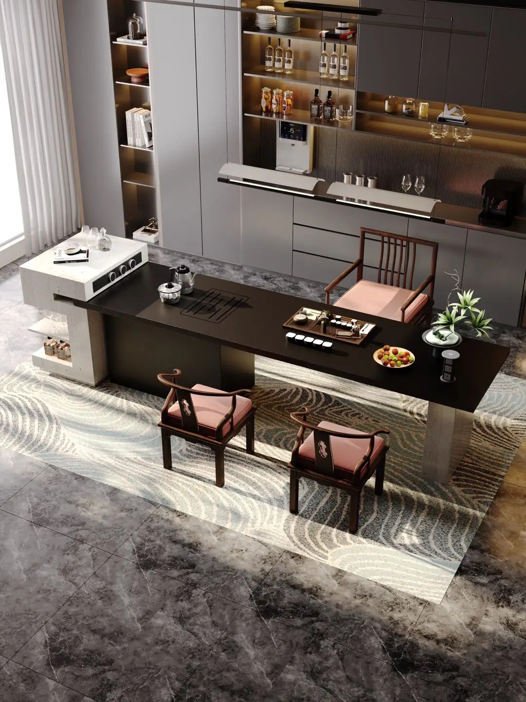 Island Tea Table Series - Custom Kitchen Cabinets & Countertop | CHEERFUL Kenya image 22 detail view