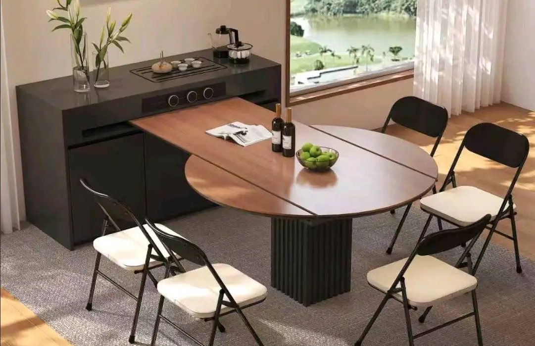 Island Round Table Series - Custom Kitchen Cabinets & Countertop | CHEERFUL Kenya image 2