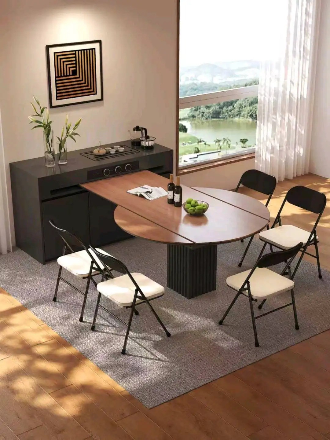 Island Round Table Series - Custom Kitchen Cabinets & Countertop | CHEERFUL Kenya image 5 detail view