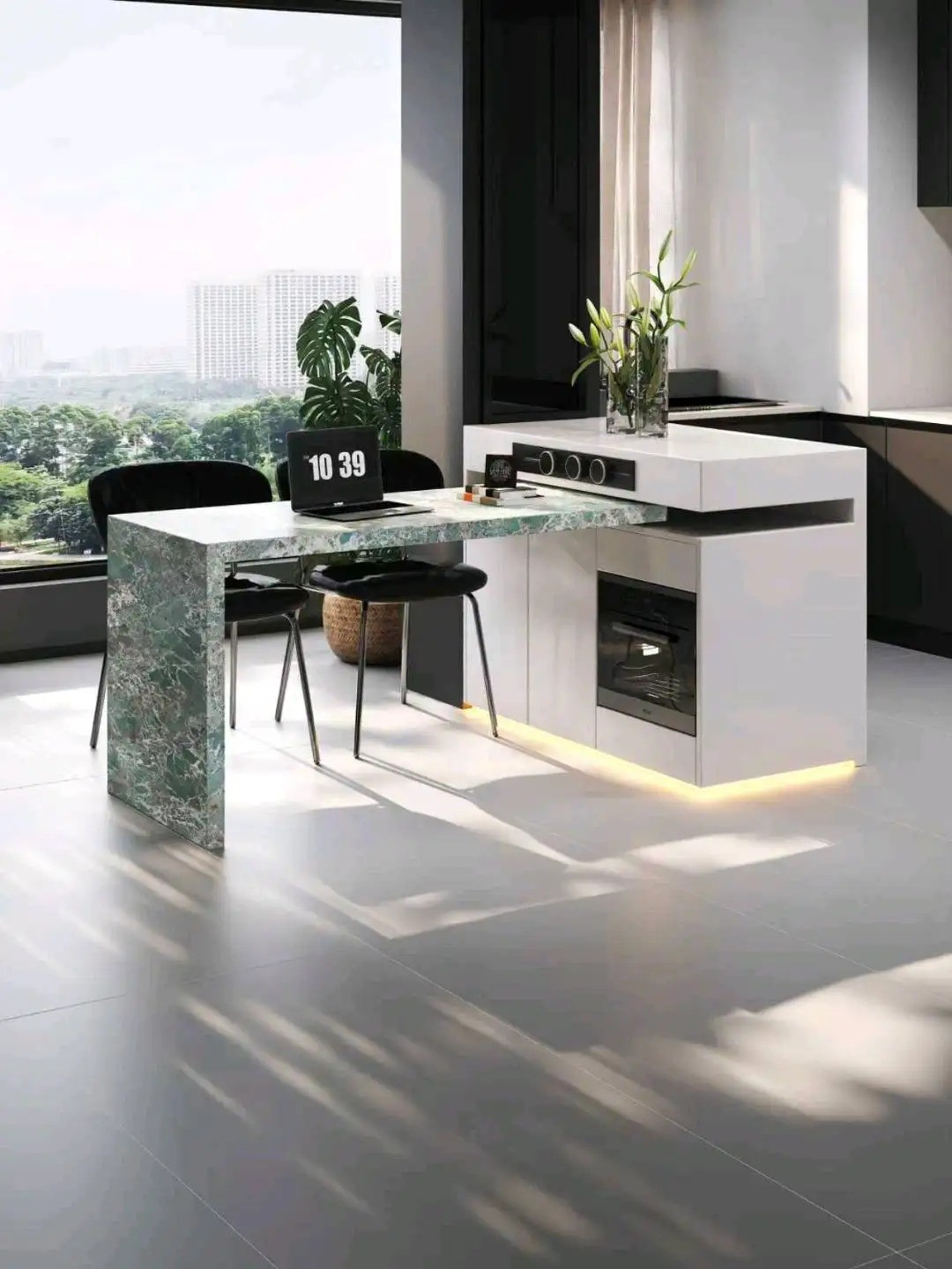 Island folding and telescopic series - Custom Kitchen Cabinets & Countertop | CHEERFUL Kenya image 10 detail view