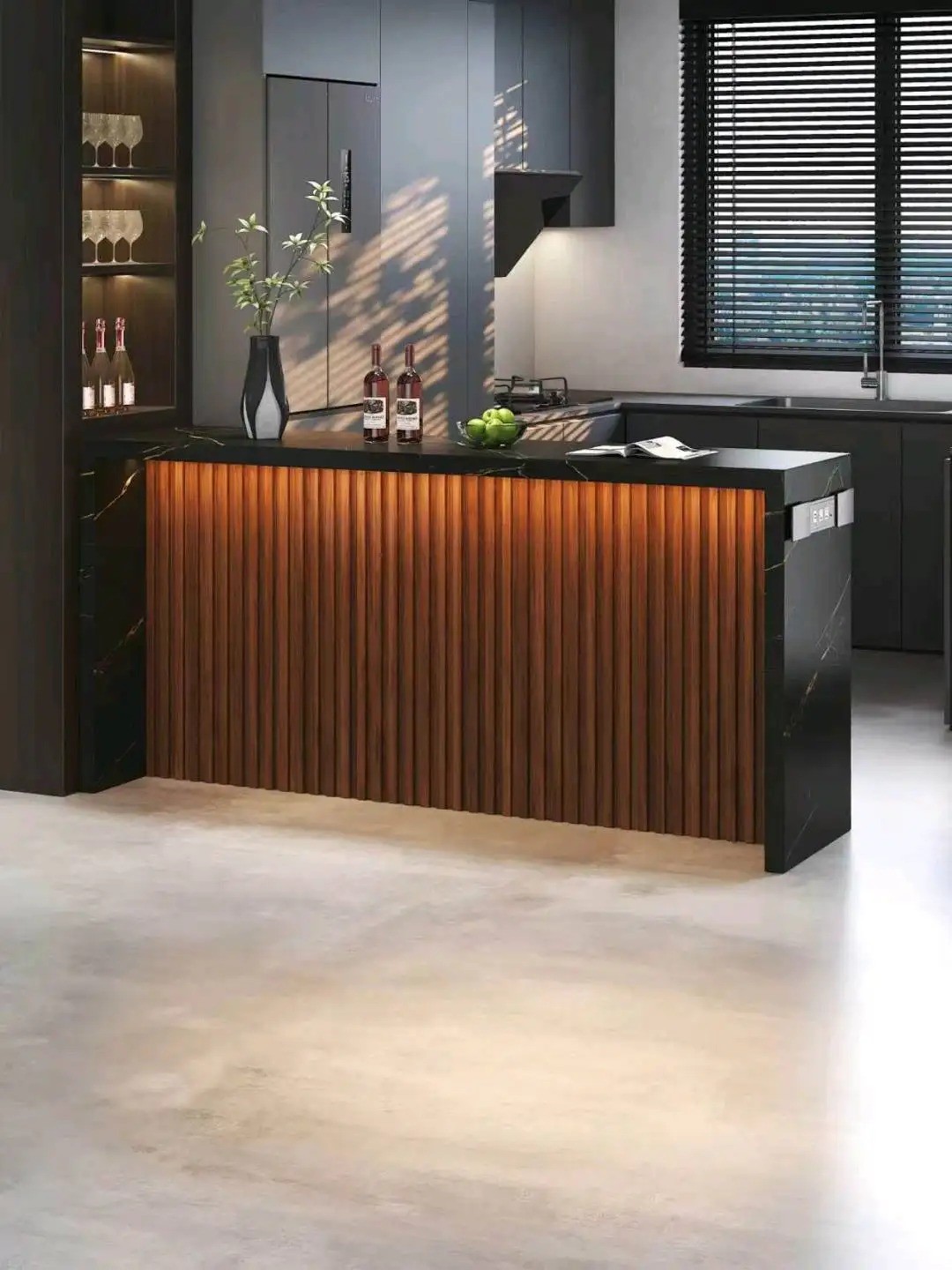 Island Bar Collection - Custom Kitchen Cabinets & Countertop | CHEERFUL Kenya image 14 detail view