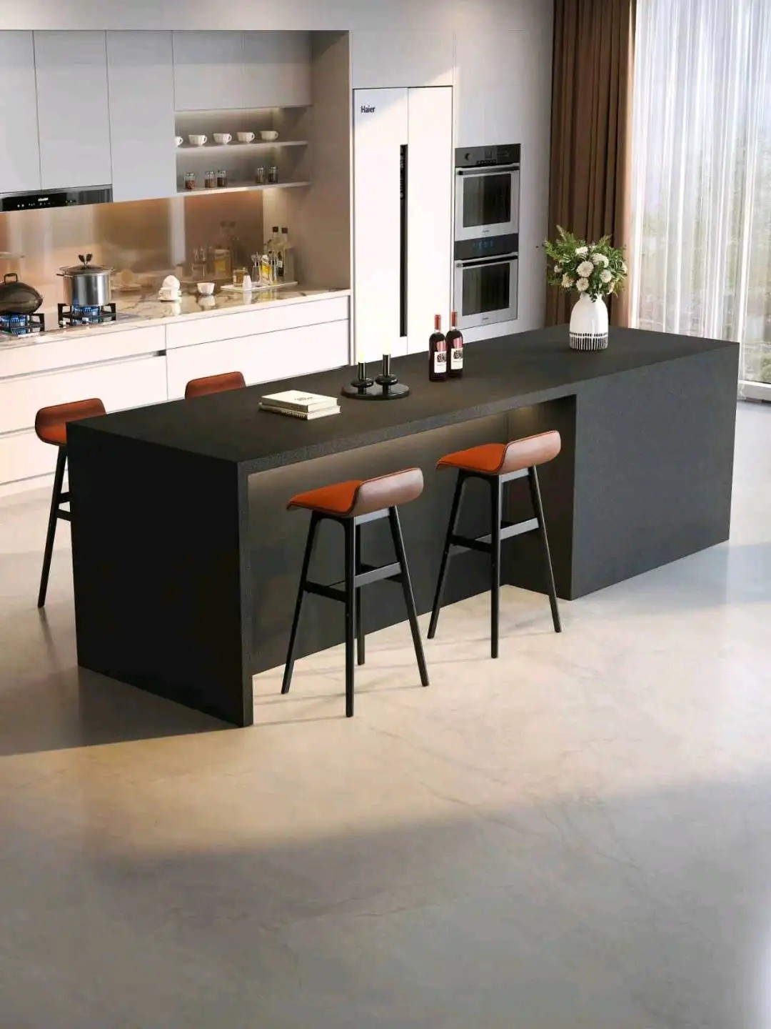 Island Bar Collection - Custom Kitchen Cabinets & Countertop | CHEERFUL Kenya image 15 detail view