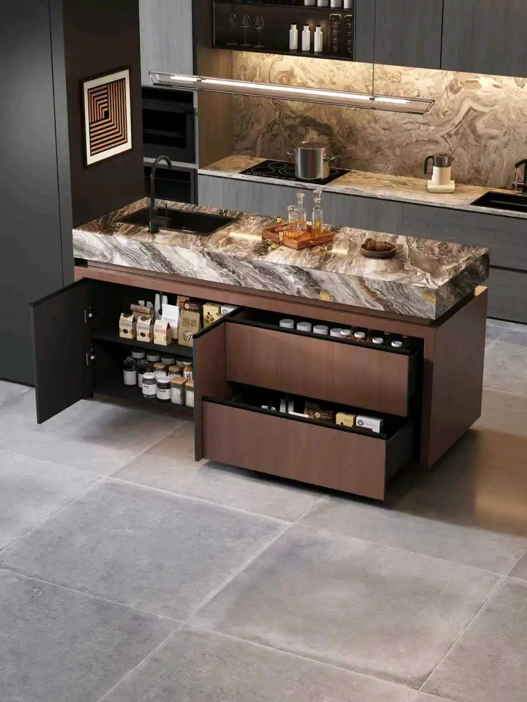 Island Bar Collection - Custom Kitchen Cabinets & Countertop | CHEERFUL Kenya image 22 detail view