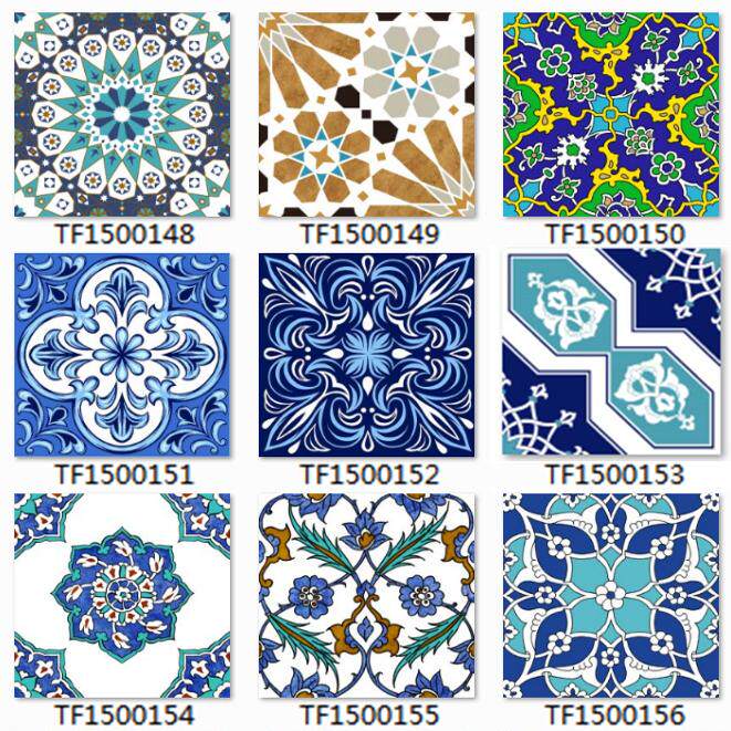 Nordic retro glazed glossy surface art small flower brick 150x150mm - Tile(Small Stone) | CHEERFUL Kenya image 3