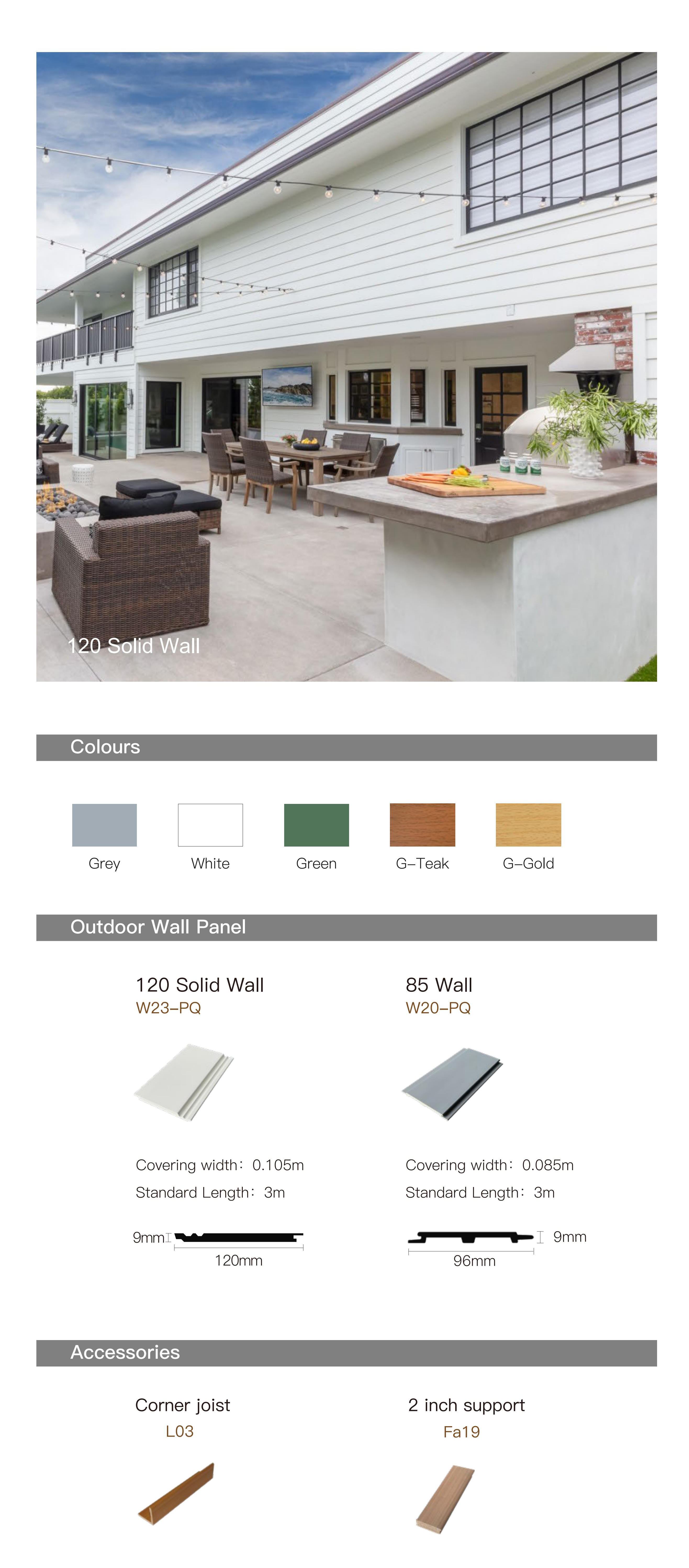 Outdoor Wall Panel - WPC products | CHEERFUL Kenya image 4 detail view