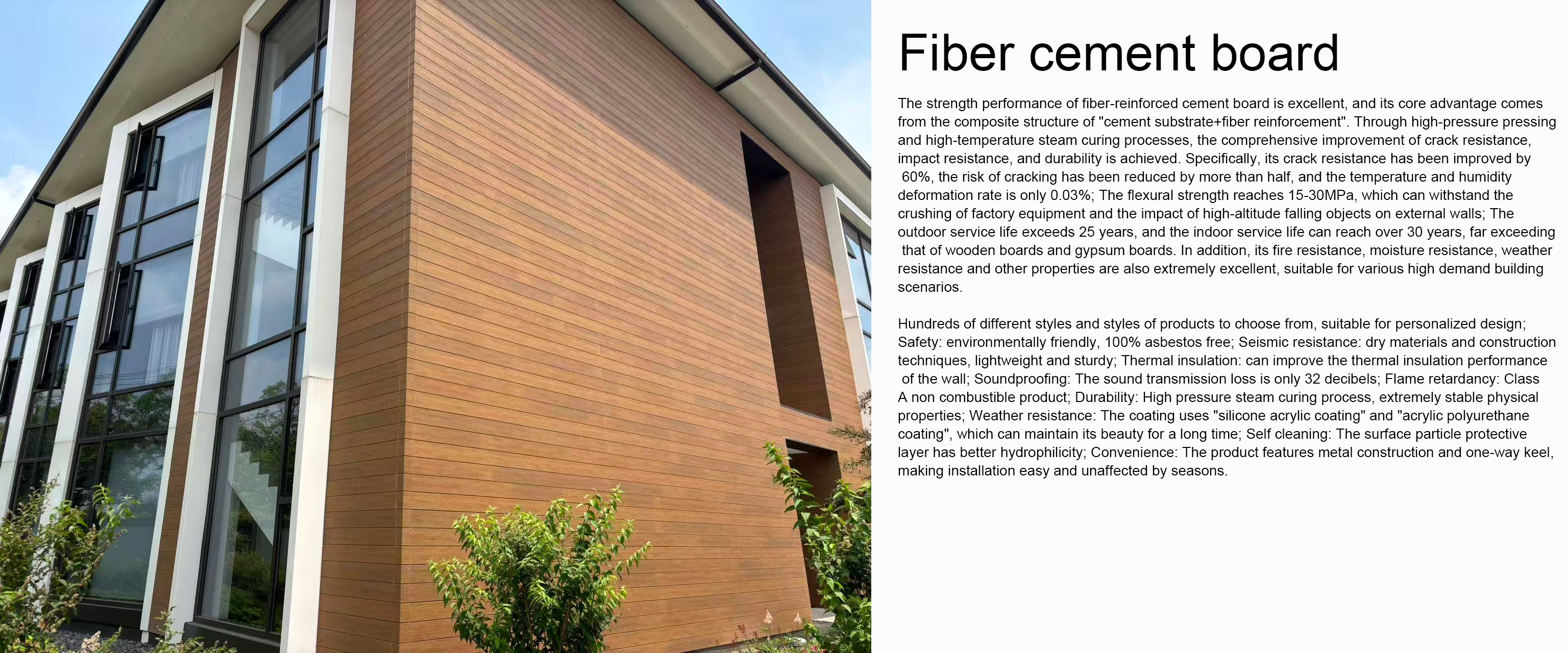 Fiber reinforced cement decorative wall panel - Technical Innovative Products | CHEERFUL Kenya detail view