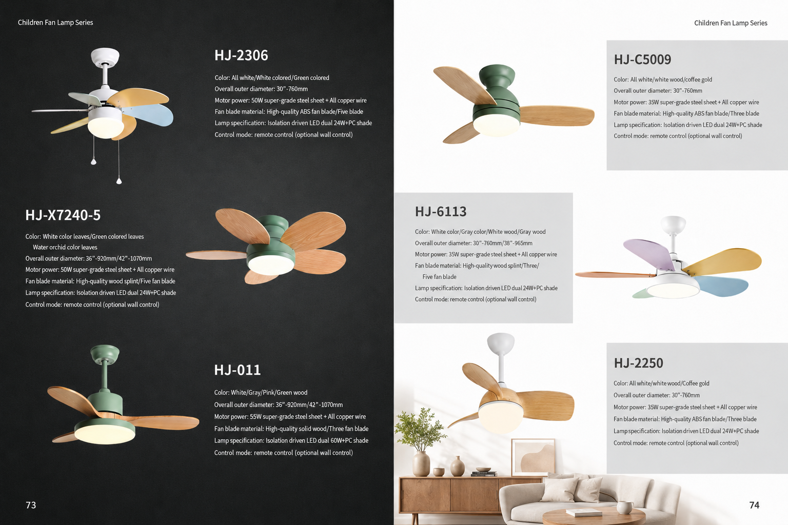 Children's Fan Light Series - Ceiling Fans | CHEERFUL Kenya image 2 detail view