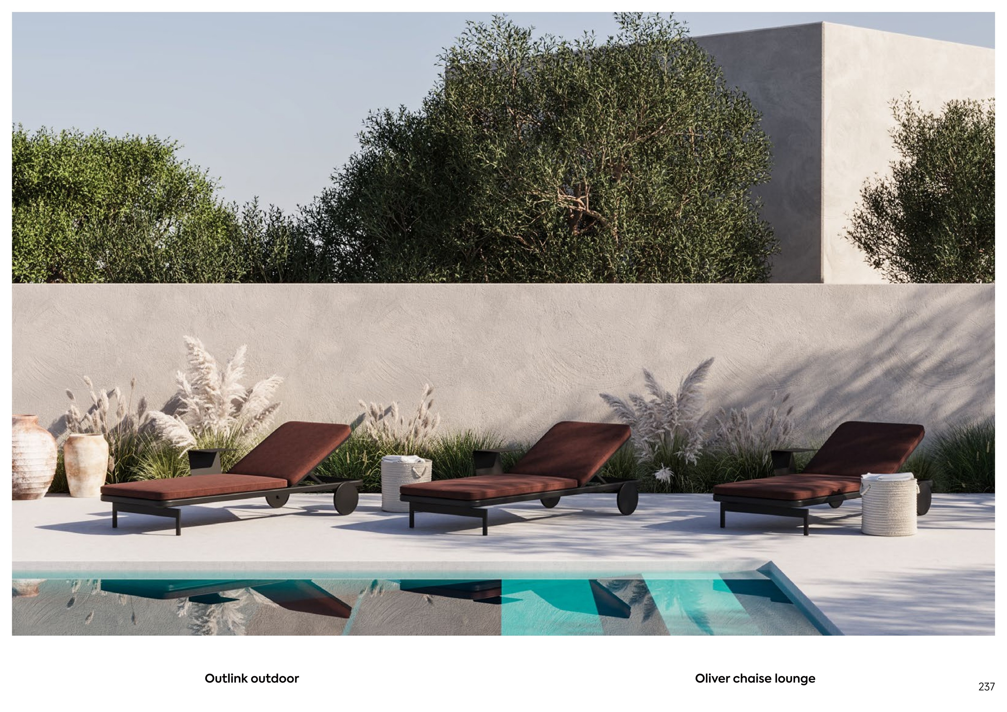 Oliver chaise lounge - Indoor and Outdoor Furniture | CHEERFUL Kenya detail view
