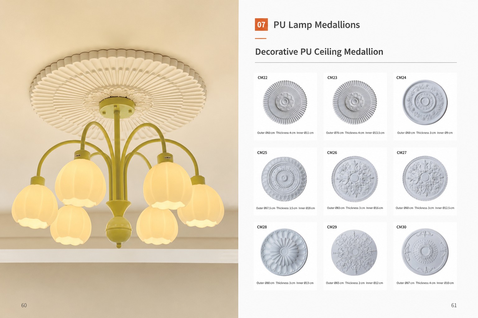 PU Ceiling Medallion - Panels / Coating | CHEERFUL Kenya image 2 detail view