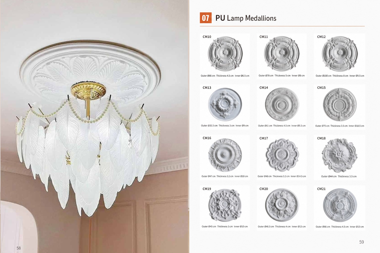 PU Ceiling Medallion - Panels / Coating | CHEERFUL Kenya image 3 detail view