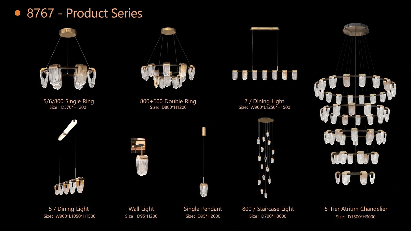 Liuying Crystal Lamp Series - Lighting Fixtures | CHEERFUL Kenya image 3 detail view