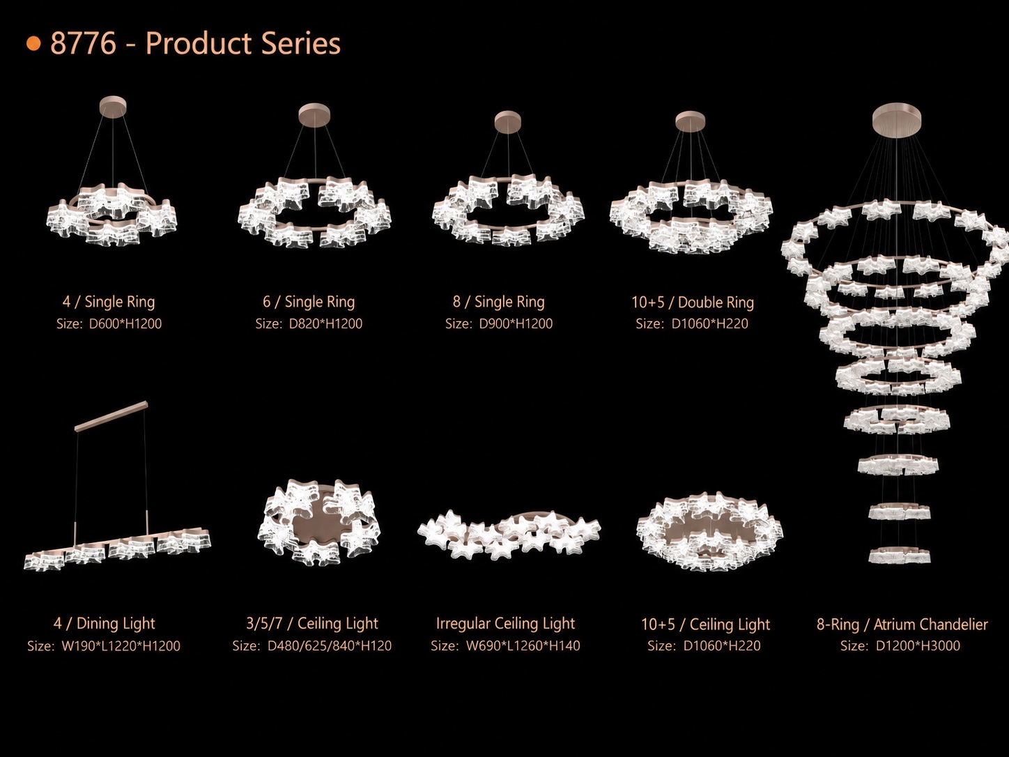 Cloud Crystal Lamp Series - Lighting Fixtures | CHEERFUL Kenya image 3 detail view