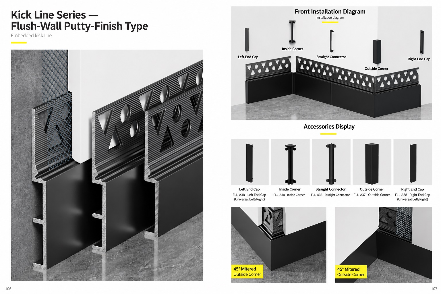 Skirting board without slotting batch gray version - Flooring | CHEERFUL Kenya image 5 detail view