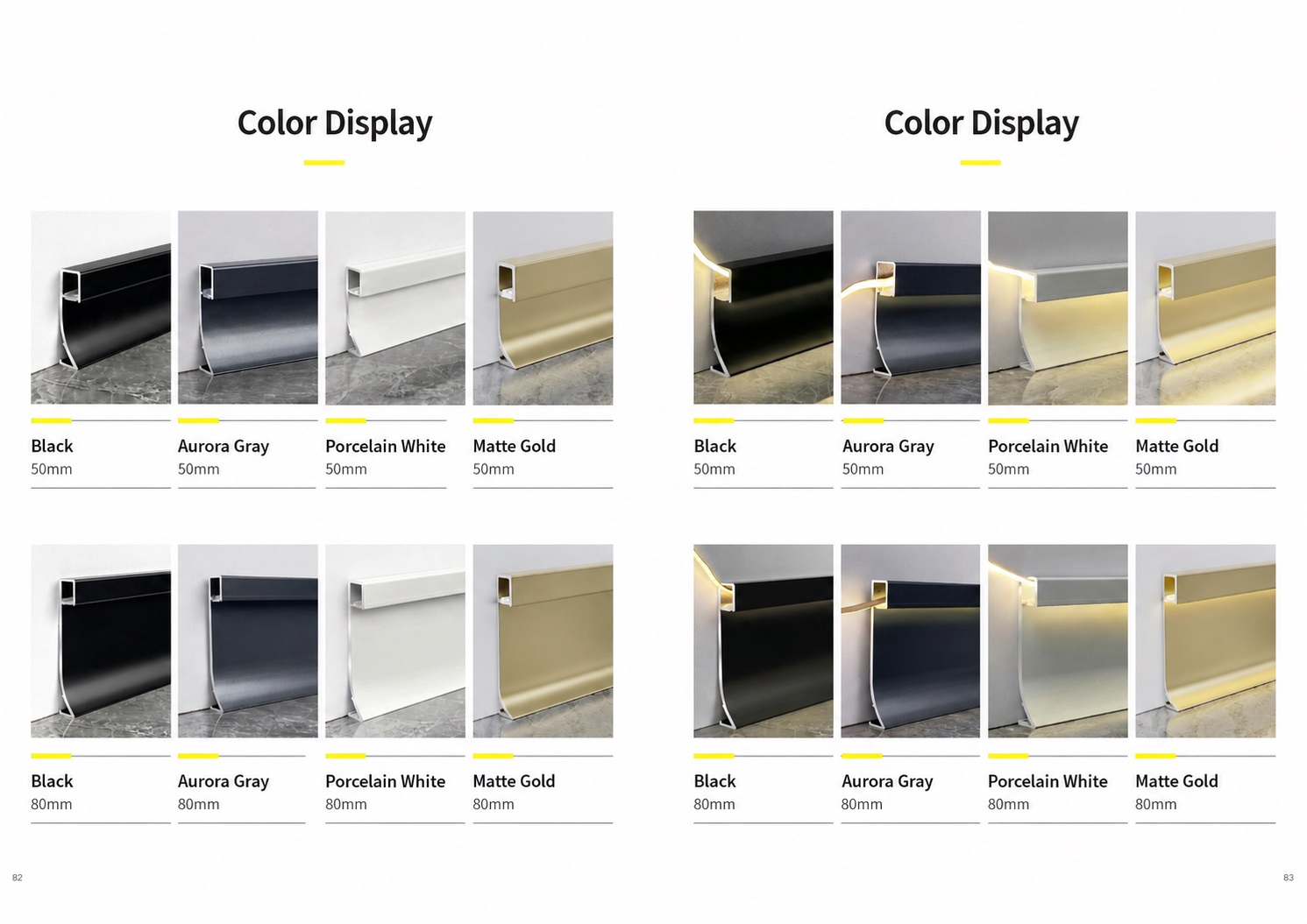 Skirting line series - buckle light strip style - Flooring | CHEERFUL Kenya image 10 detail view